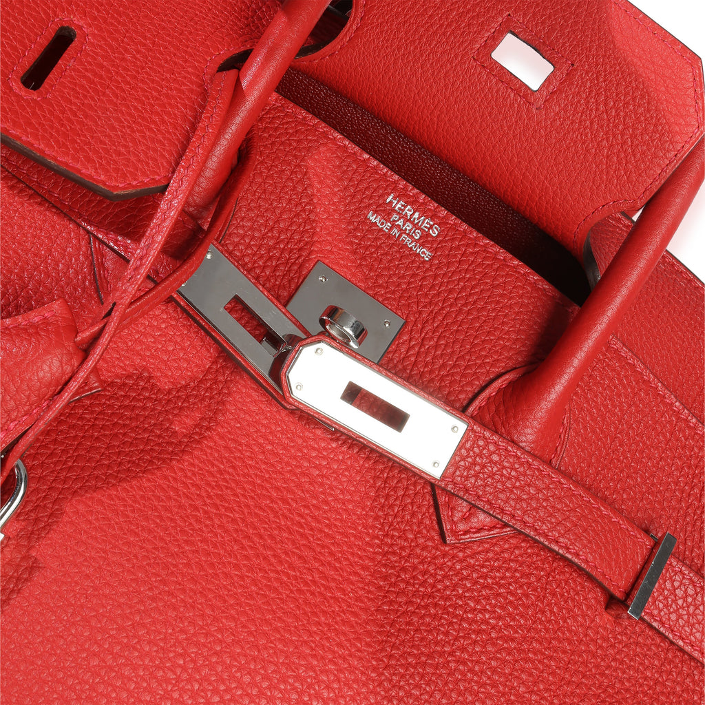 Rouge Casaque Togo Birkin 35 PHW