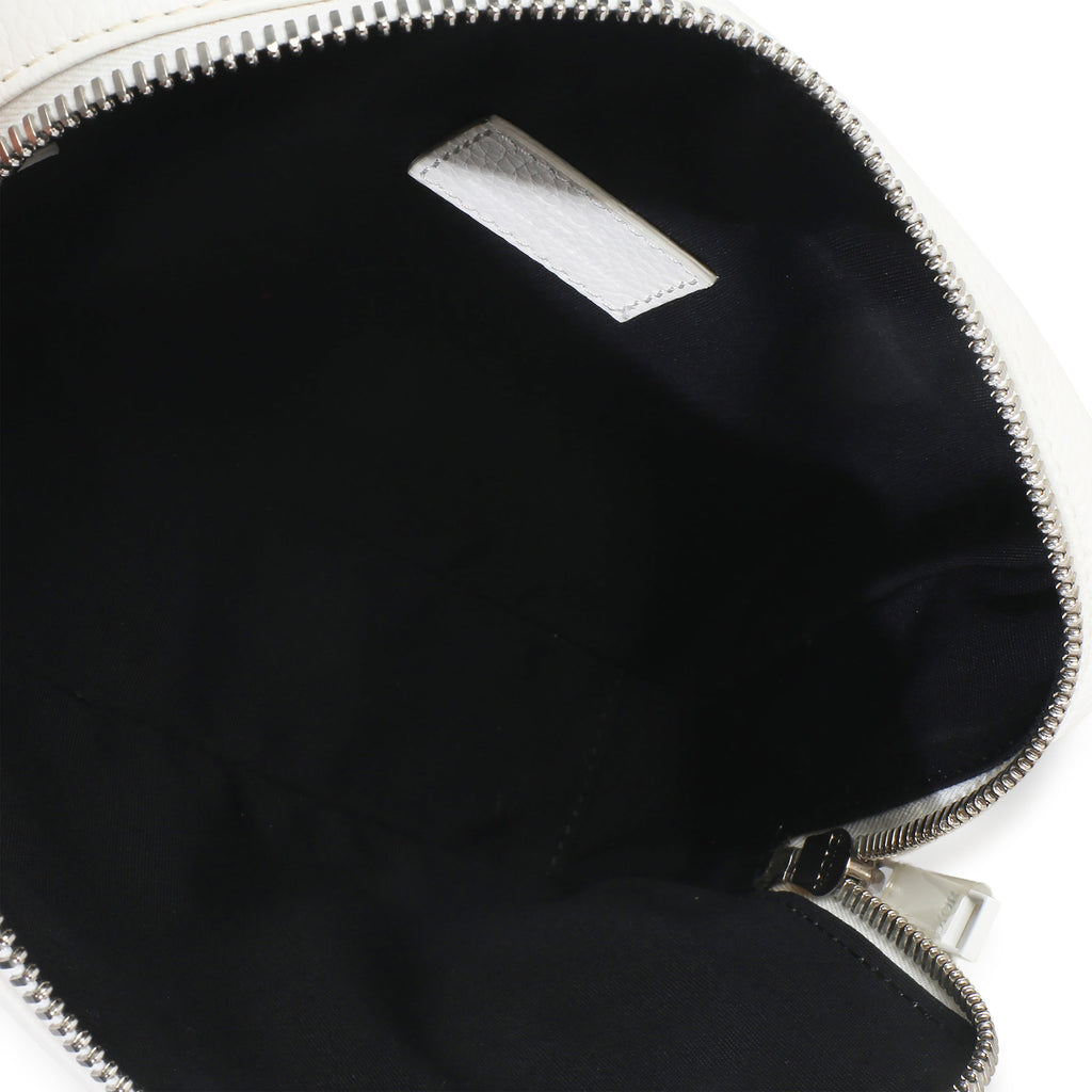 X DANIEL ARSHAM White Grained Calfskin Safari Messenger