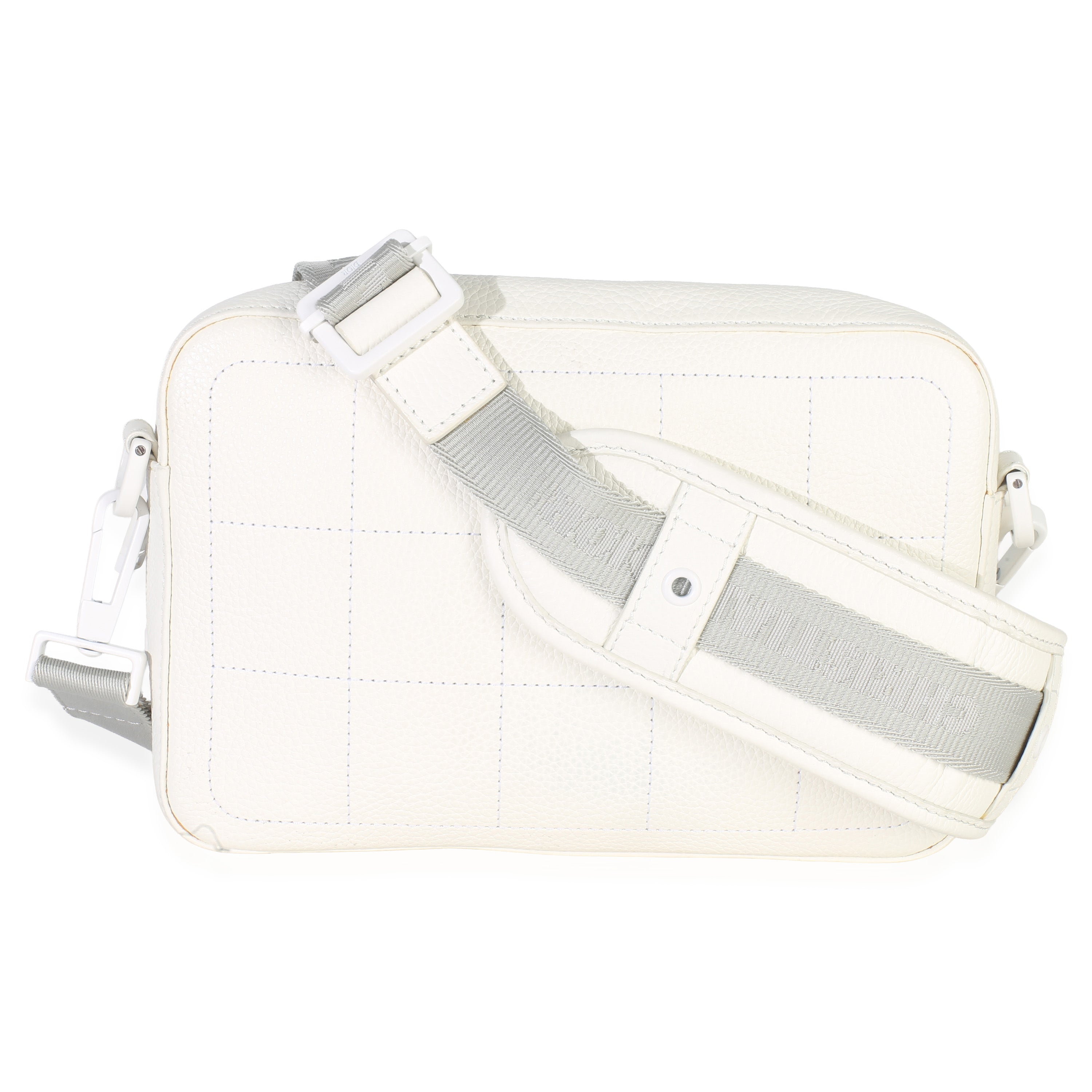 X DANIEL ARSHAM White Grained Calfskin Safari Messenger