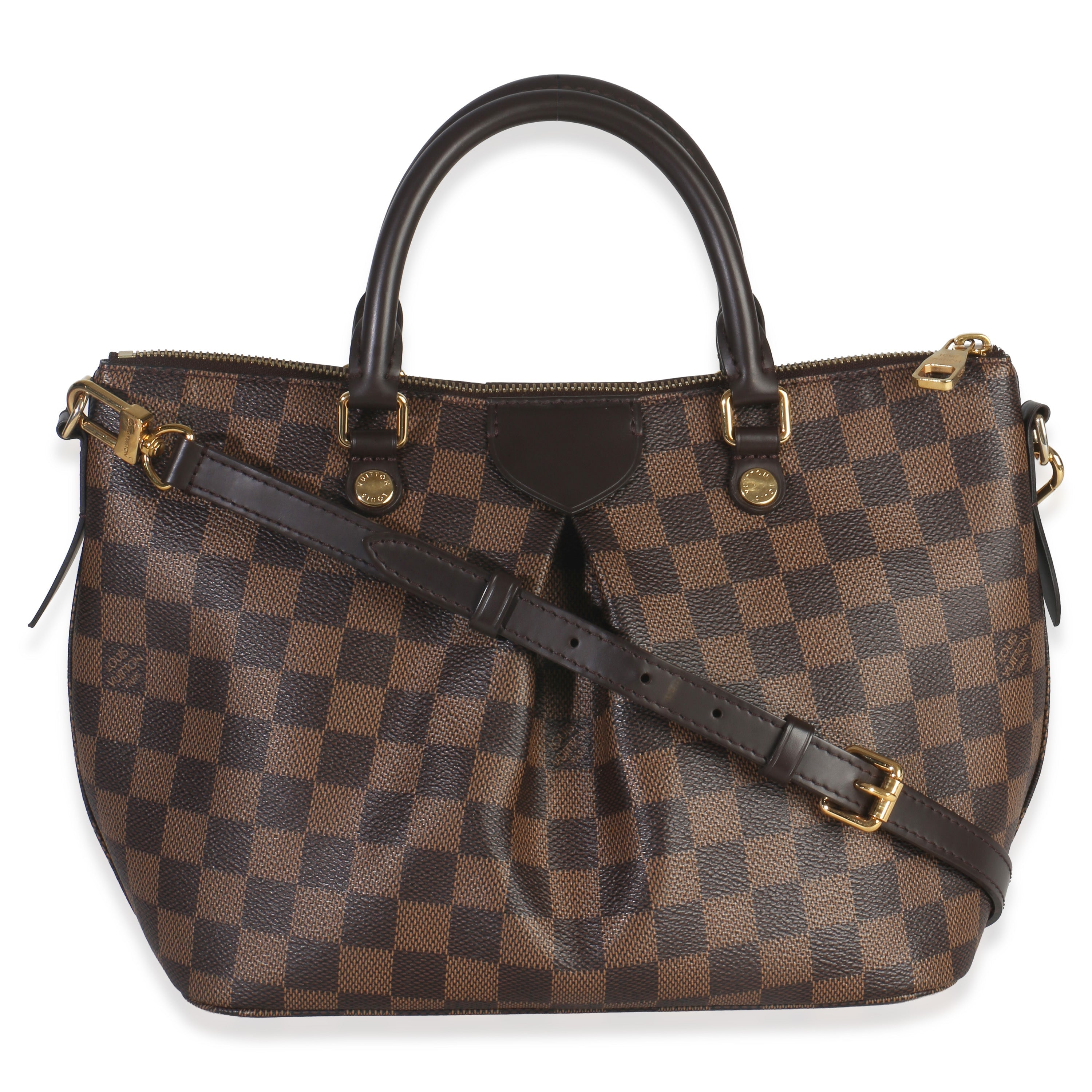 Damier Ebene Canvas Siena PM