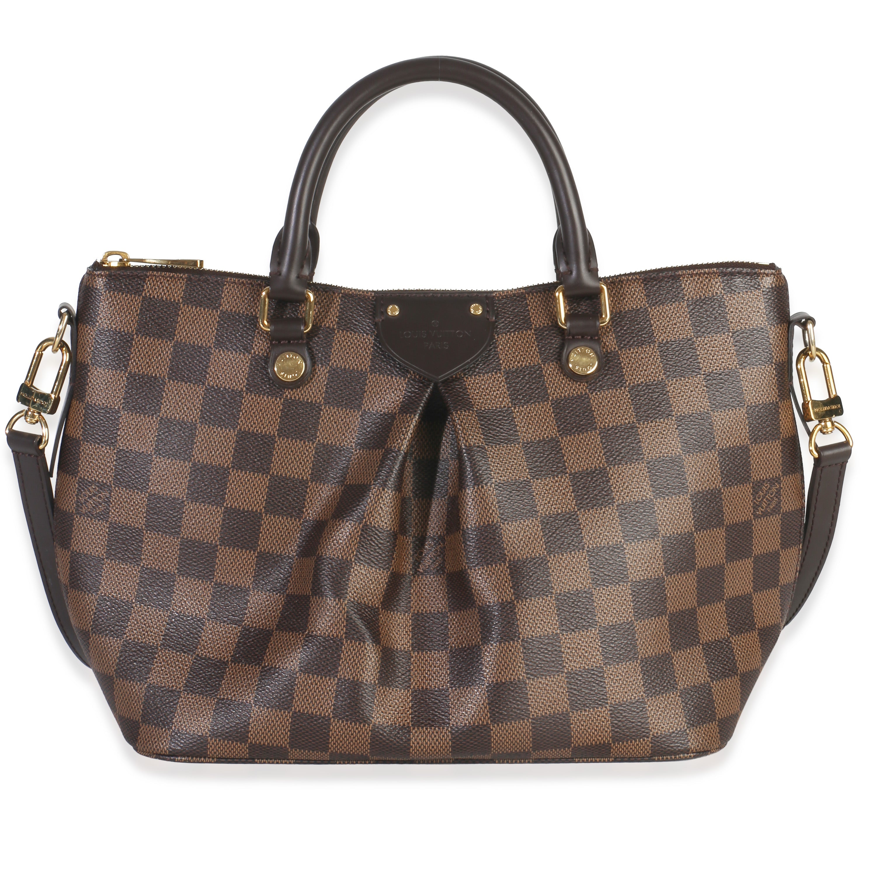 Damier Ebene Canvas Siena PM