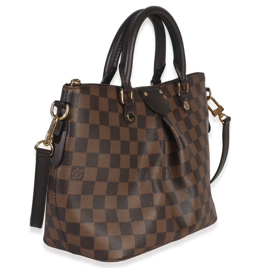 Damier Ebene Canvas Siena PM