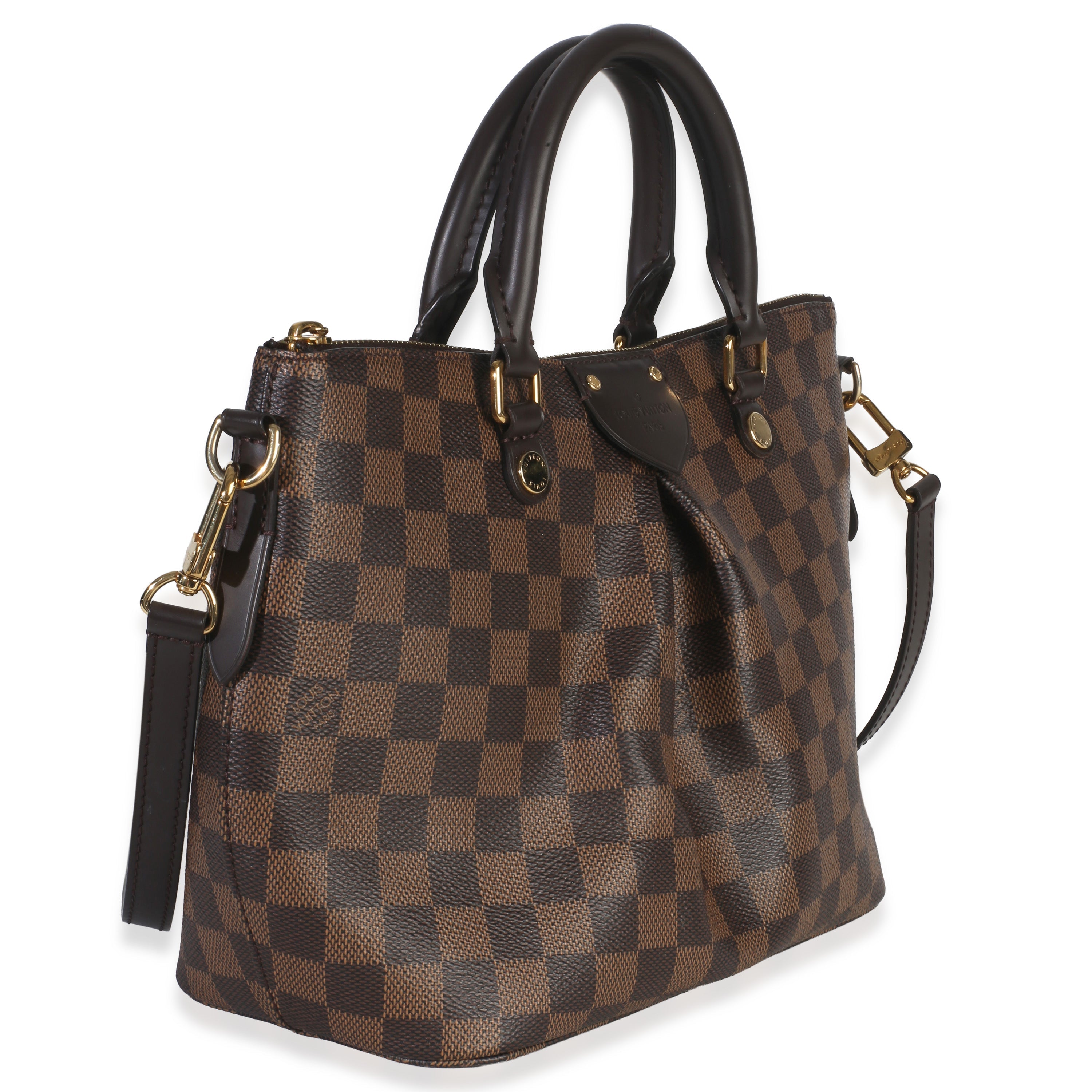 Damier Ebene Canvas Siena PM