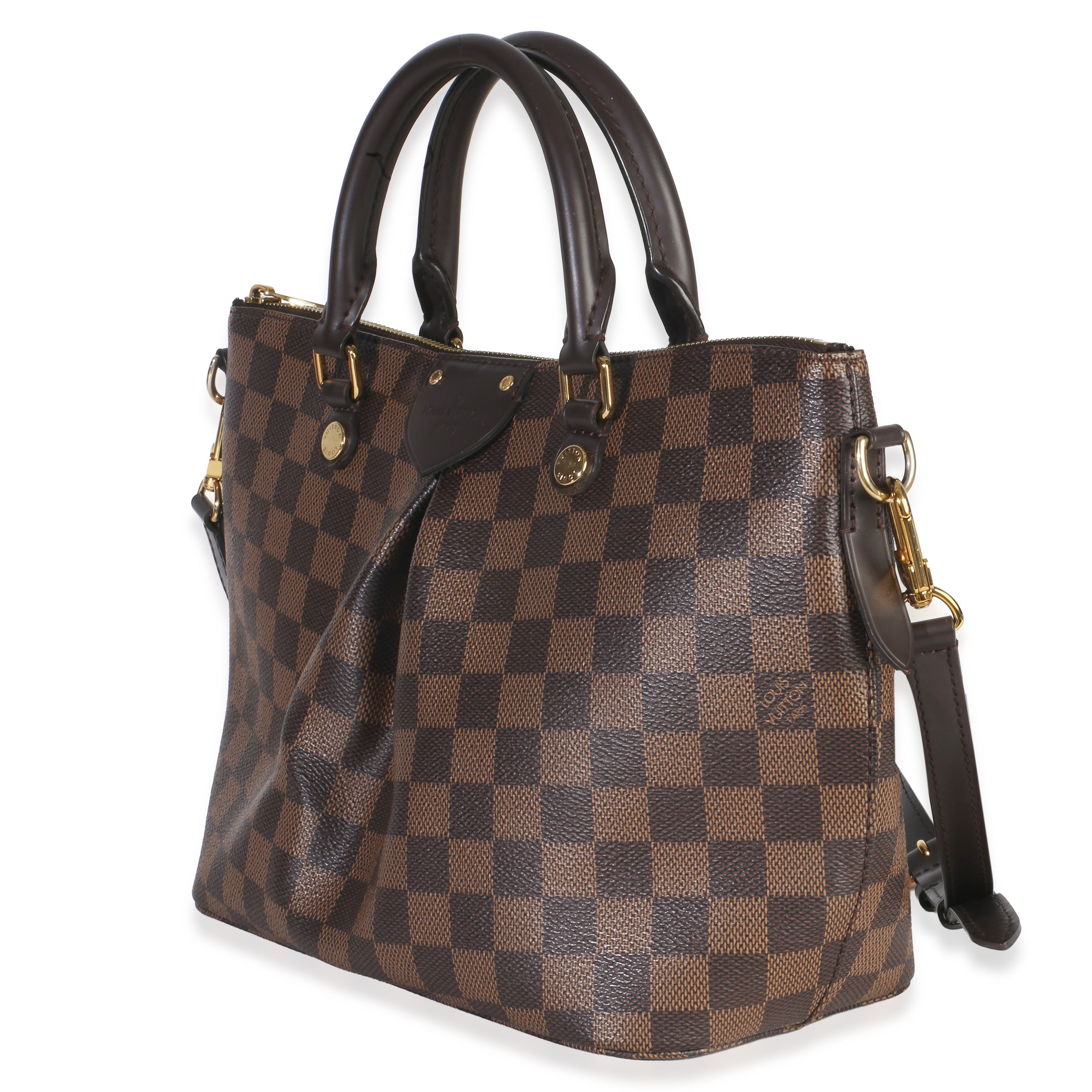 Damier Ebene Canvas Siena PM