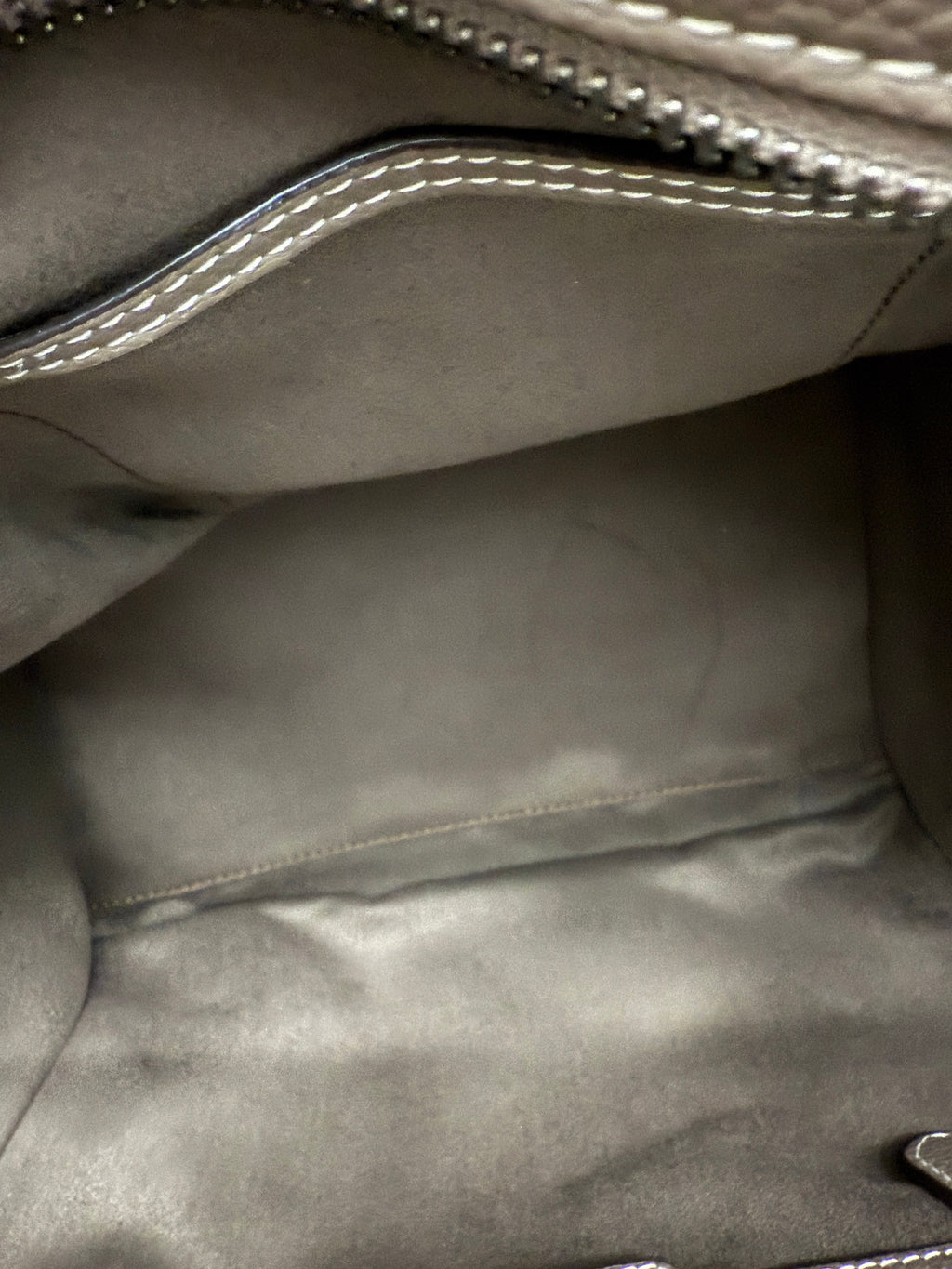 Souris Drummed Calfskin Mini Luggage Tote