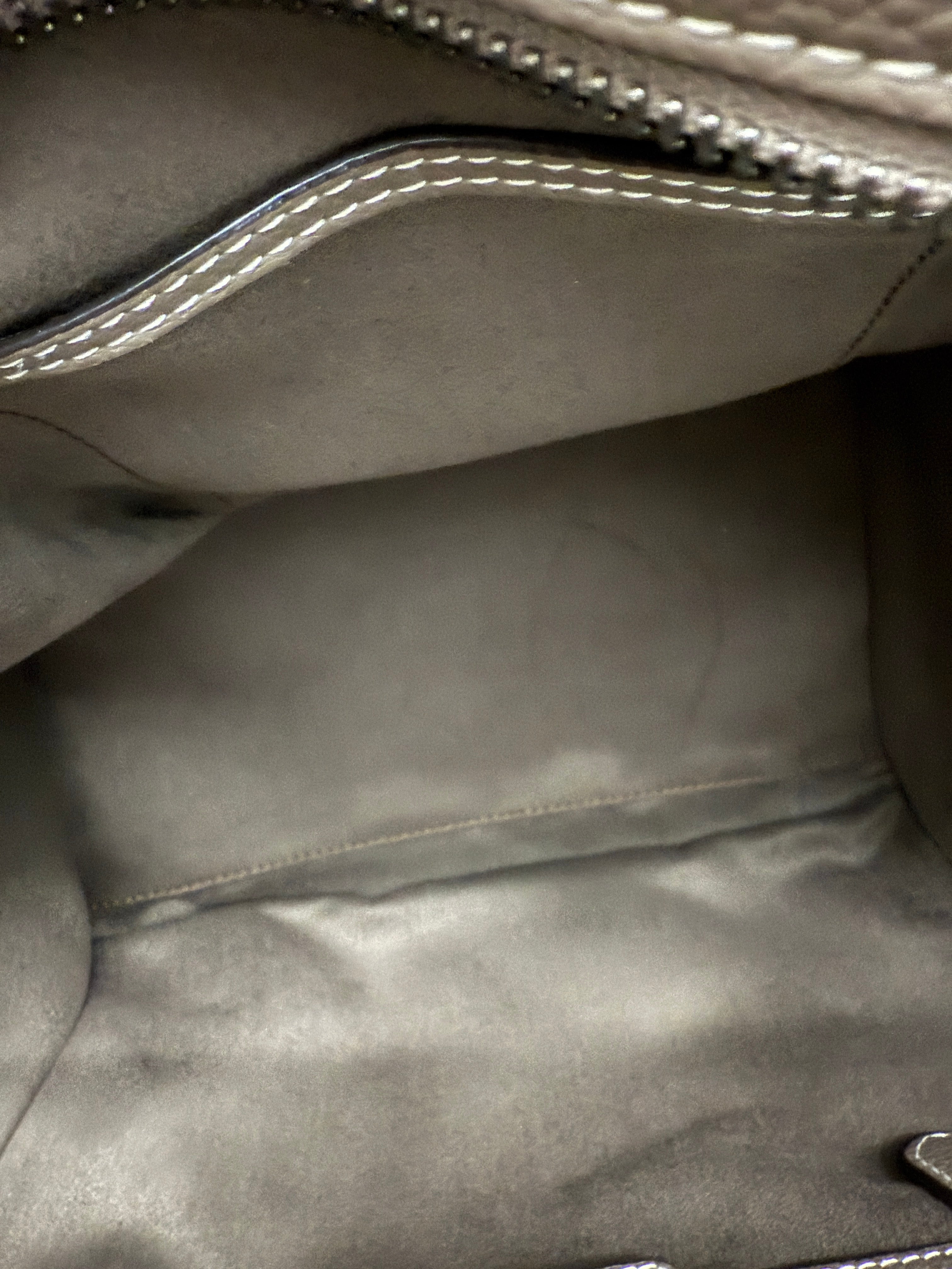 Souris Drummed Calfskin Mini Luggage Tote