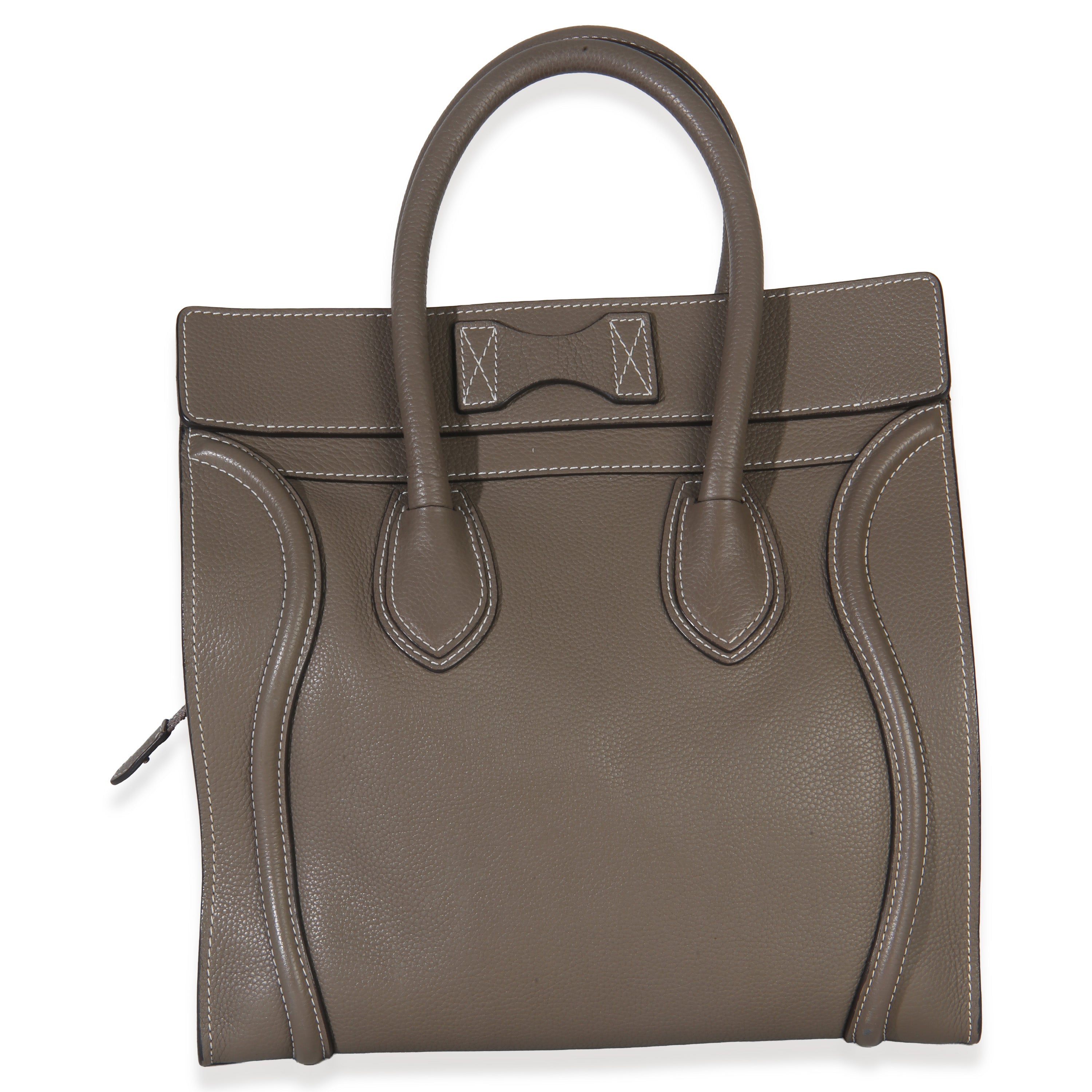 Souris Drummed Calfskin Mini Luggage Tote