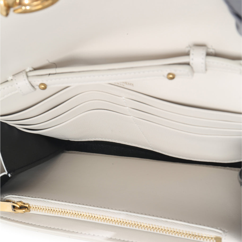 Crema Soft Calfskin Le Maillon Wallet On Chain