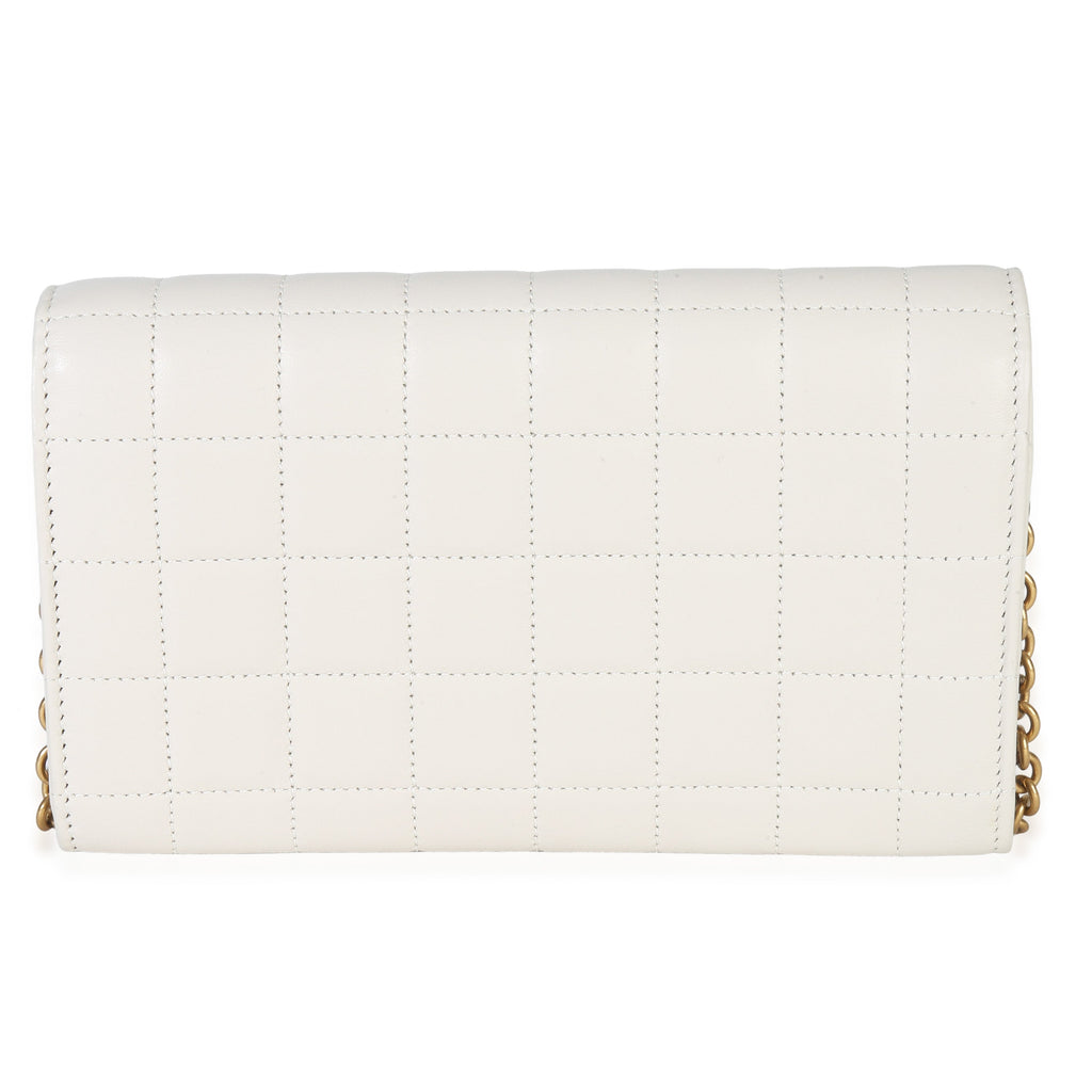 Crema Soft Calfskin Le Maillon Wallet On Chain