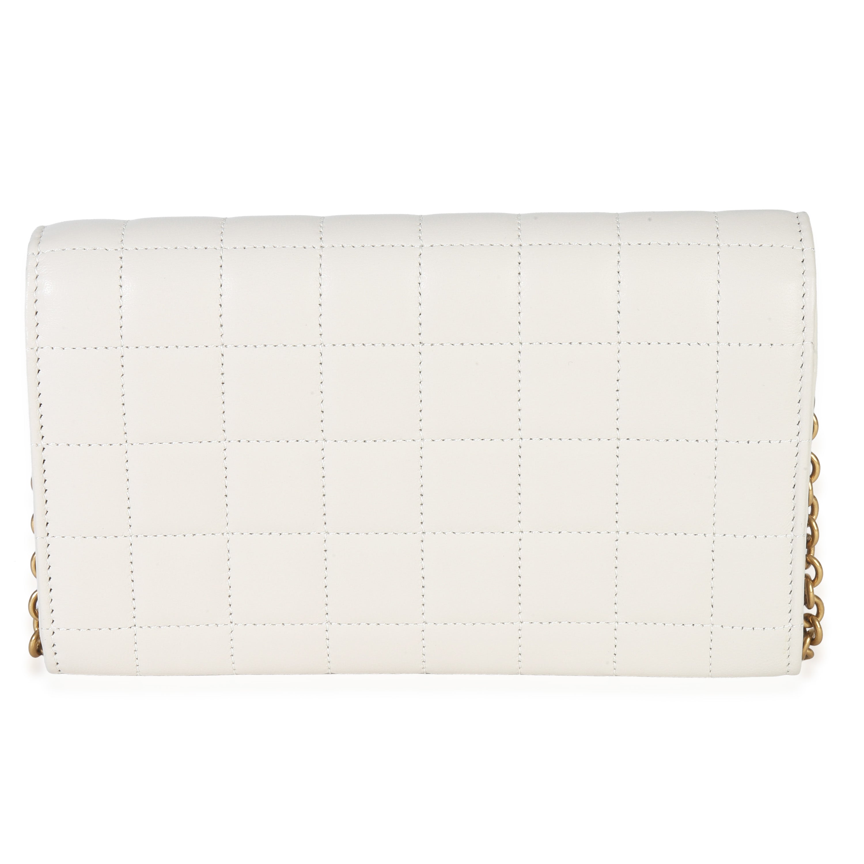Crema Soft Calfskin Le Maillon Wallet On Chain