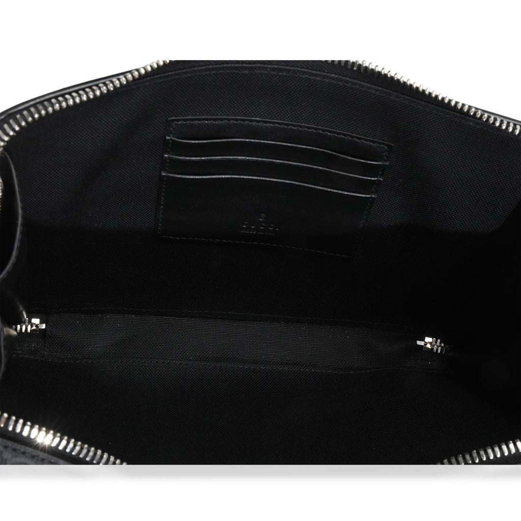 Black GG Supreme Canvas Web Crossbody