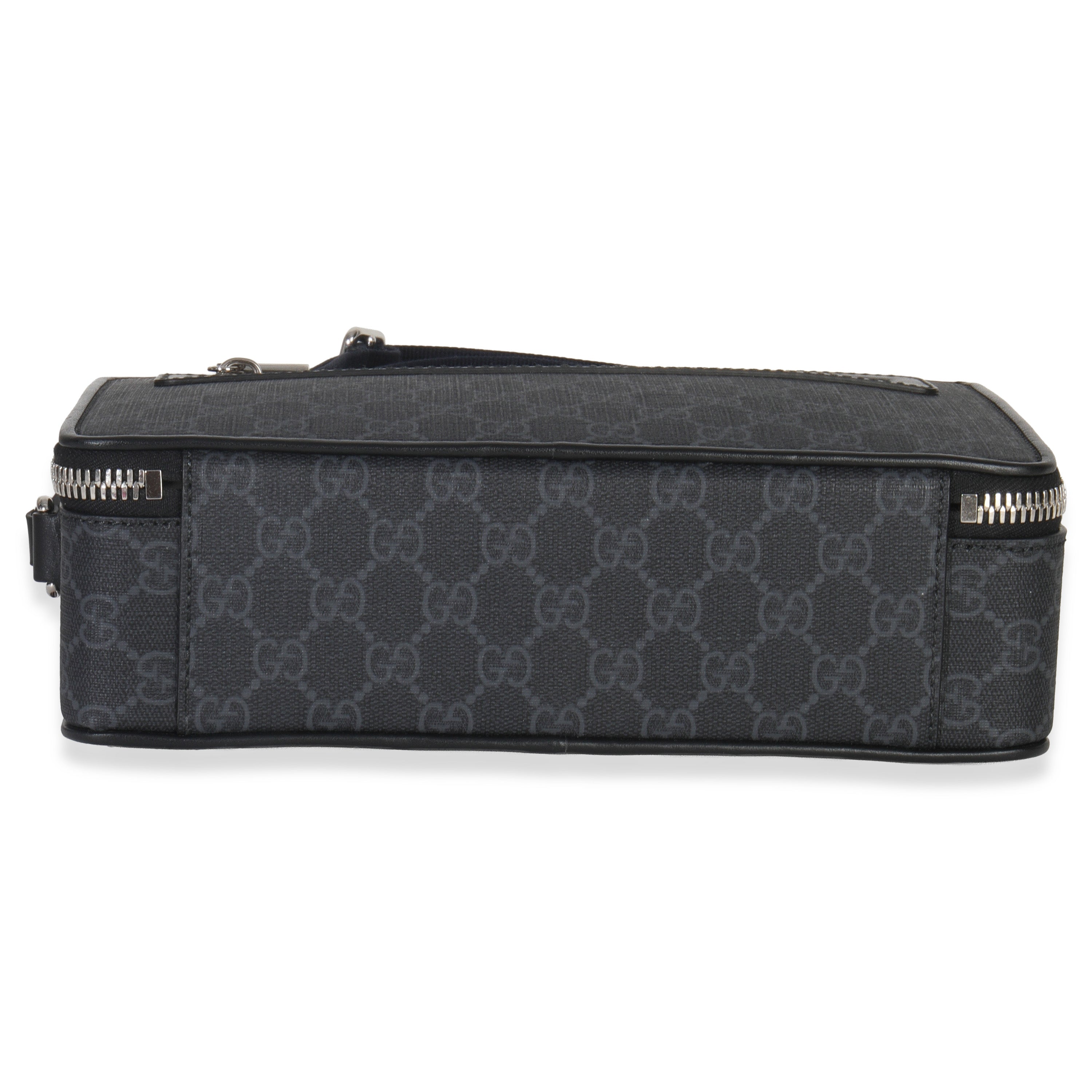 Black GG Supreme Canvas Web Crossbody