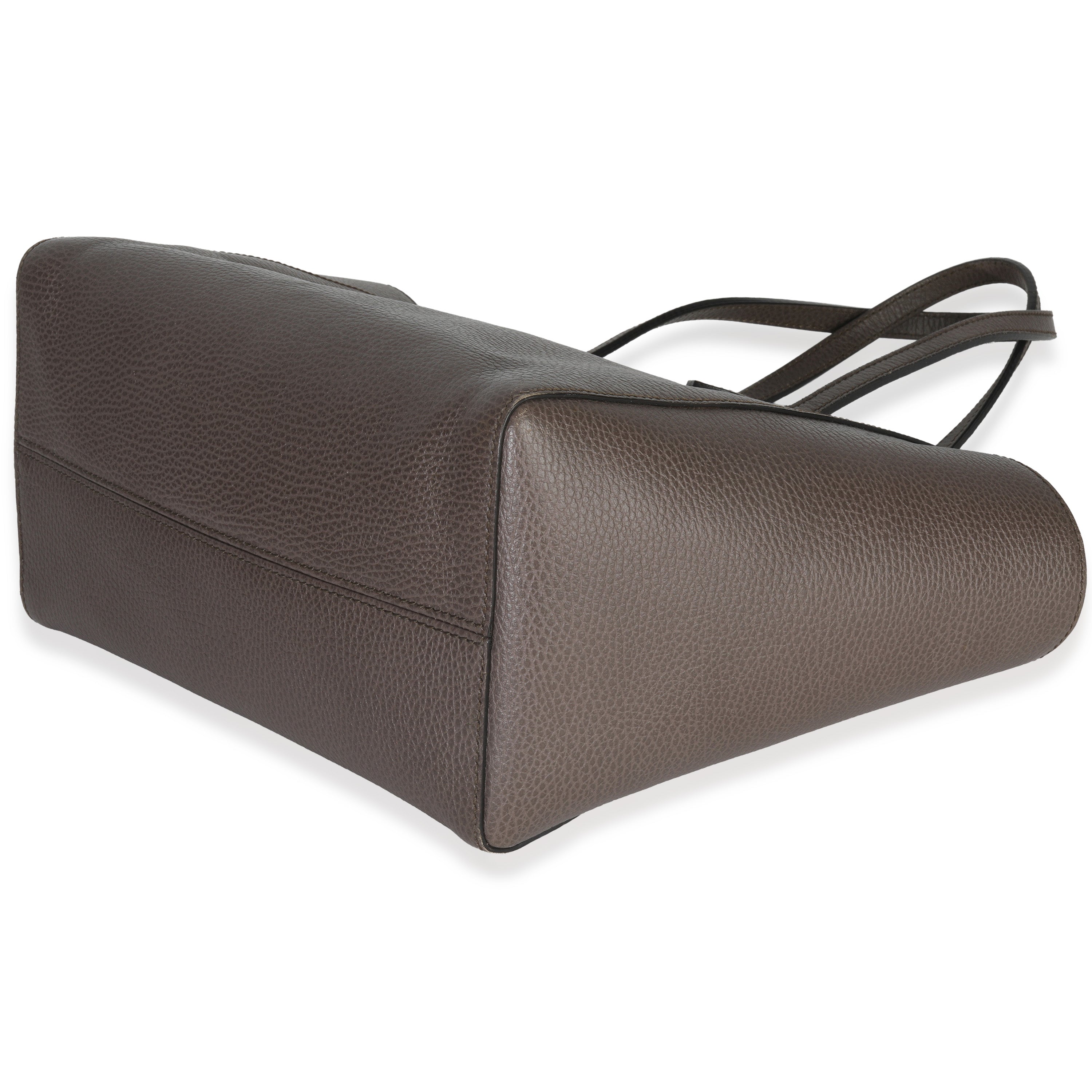 Pink Grey Pebbled Calfskin Medium Swing Tote