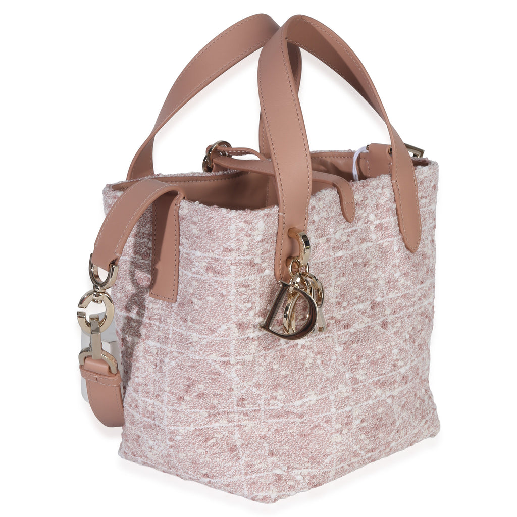 Rose Des Vents Tweed Small Toujours Vertical Tote