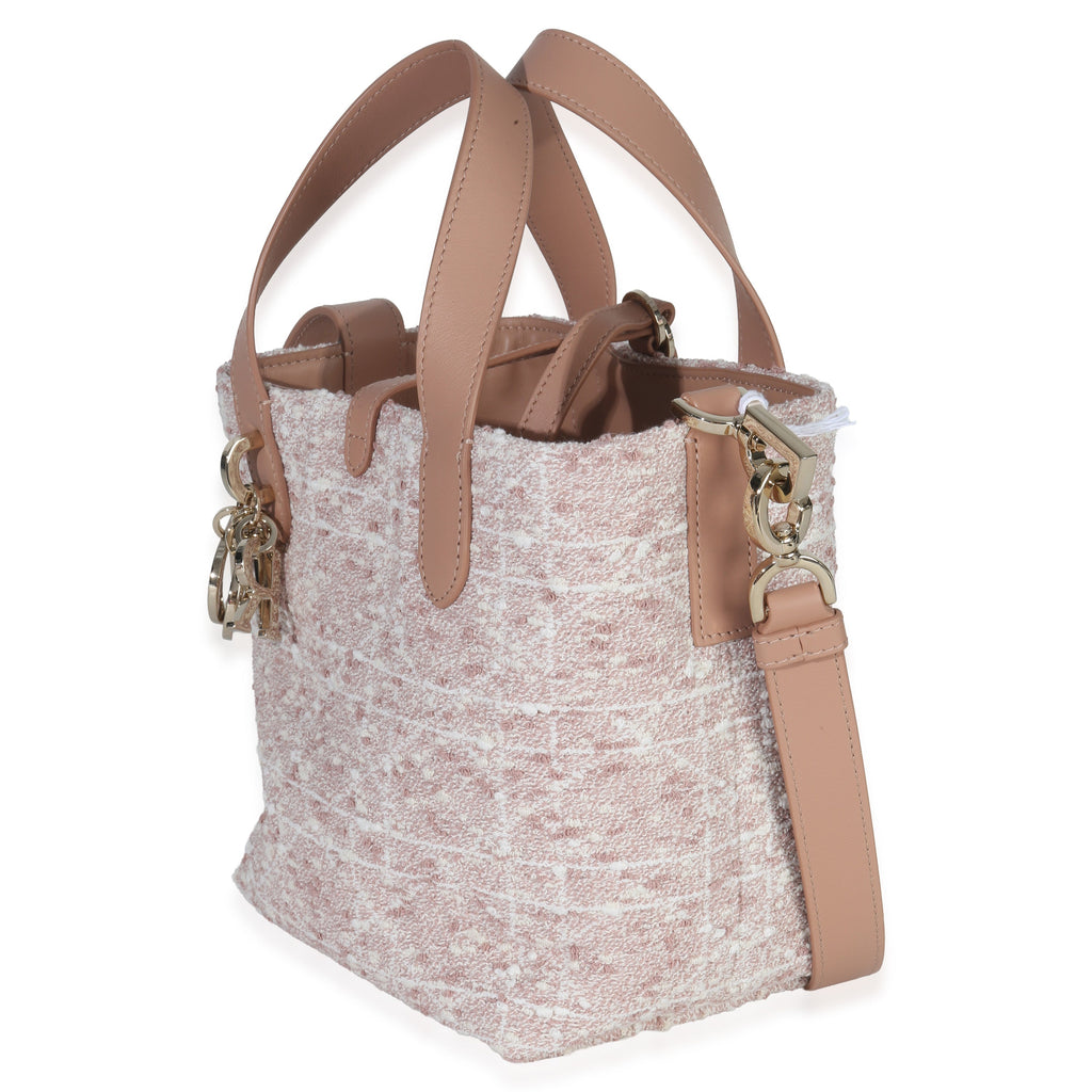 Rose Des Vents Tweed Small Toujours Vertical Tote