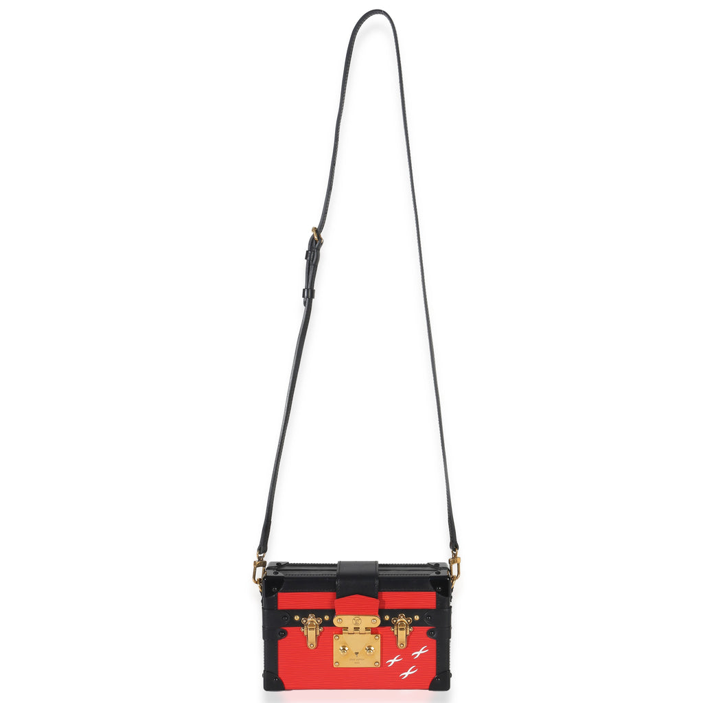 Red Black Epi Petite Malle