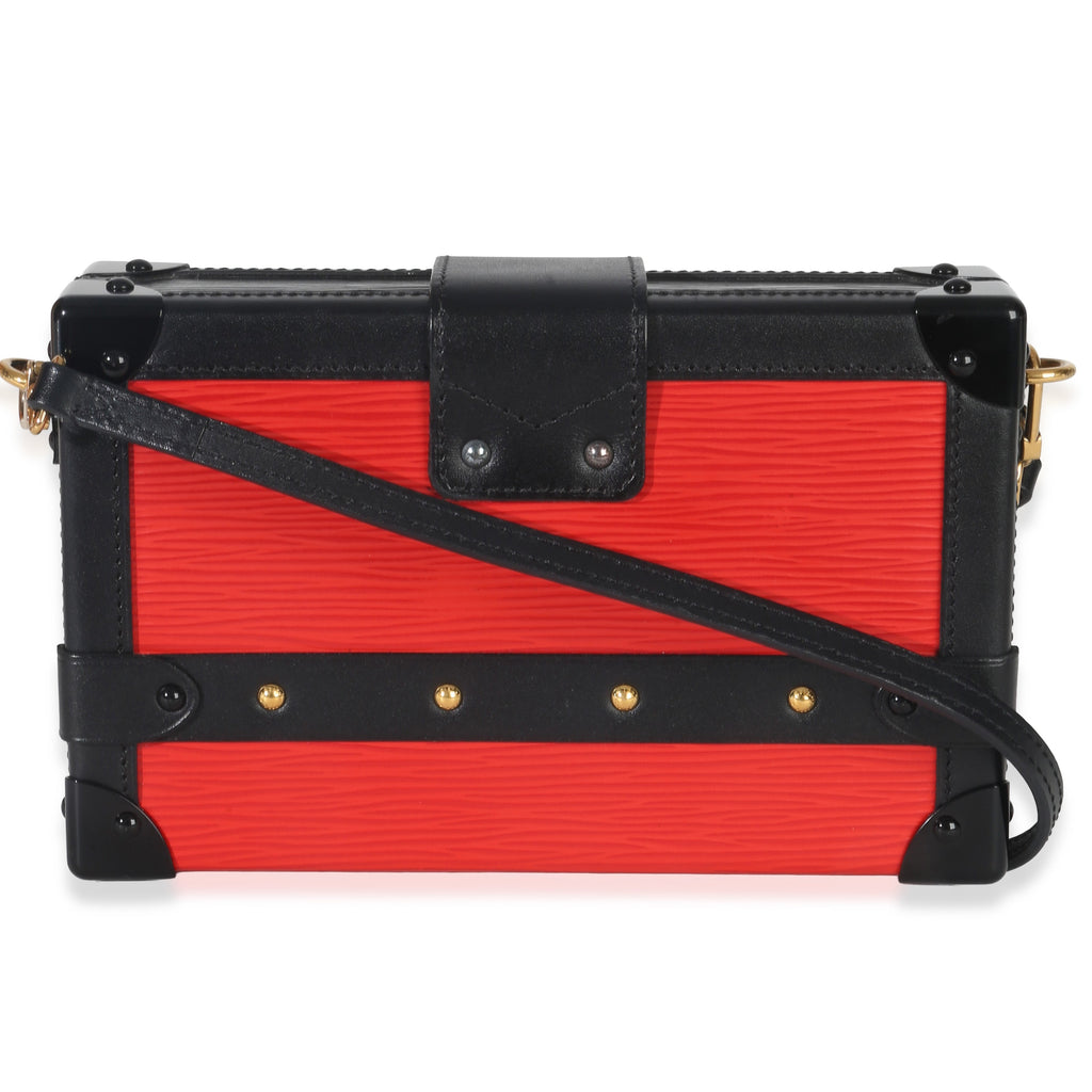 Red Black Epi Petite Malle