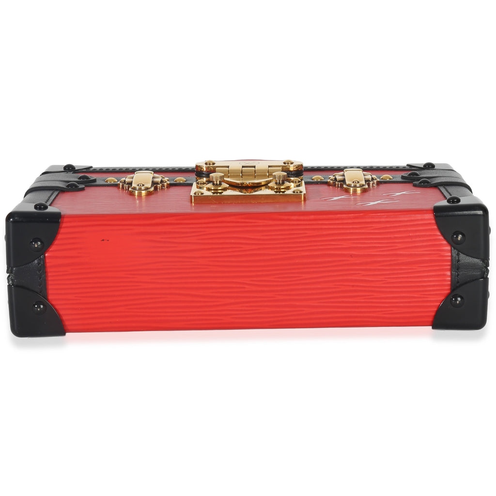 Red Black Epi Petite Malle