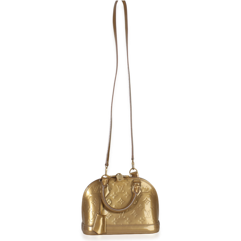Beige Poudre Monogram Vernis Alma BB
