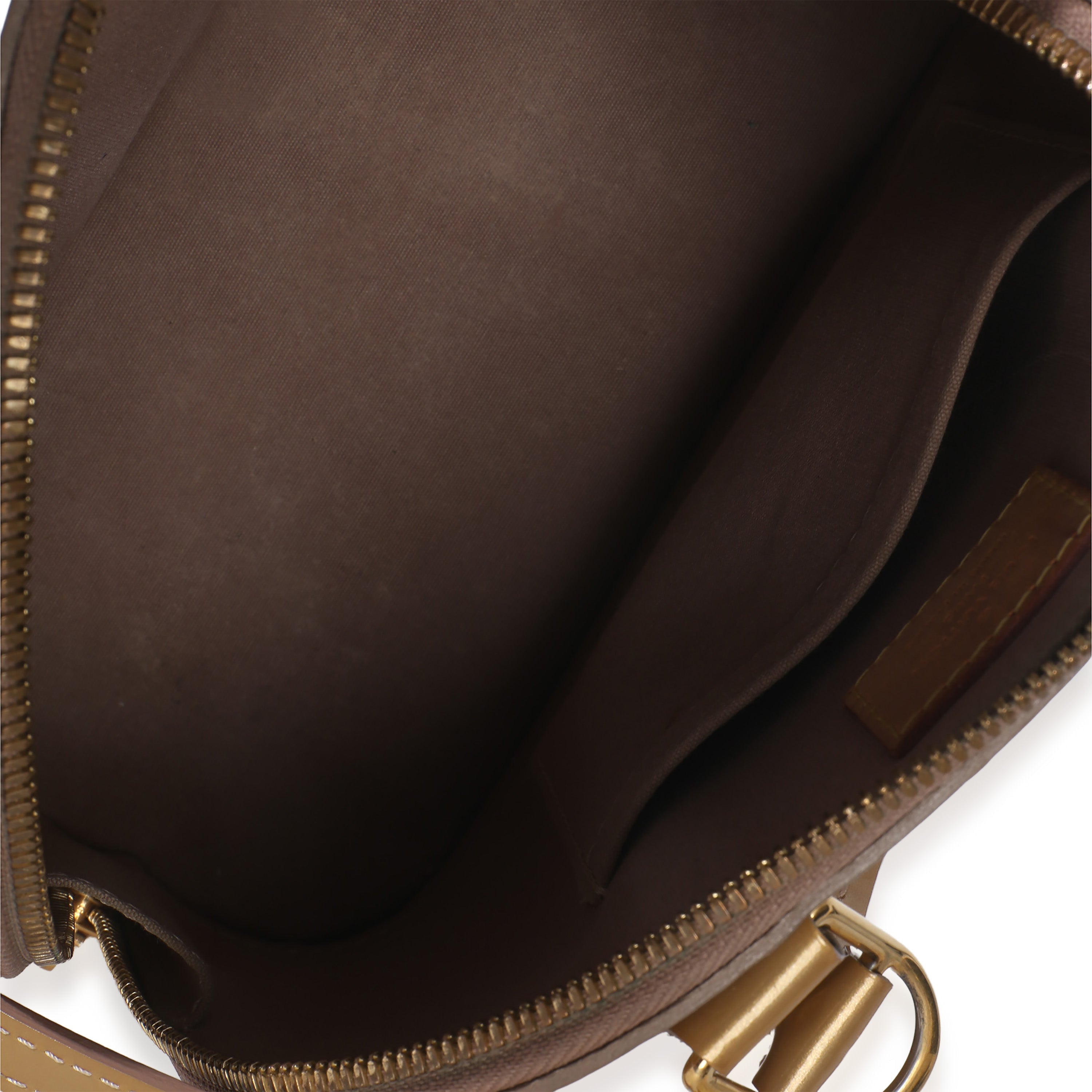 Beige Poudre Monogram Vernis Alma BB