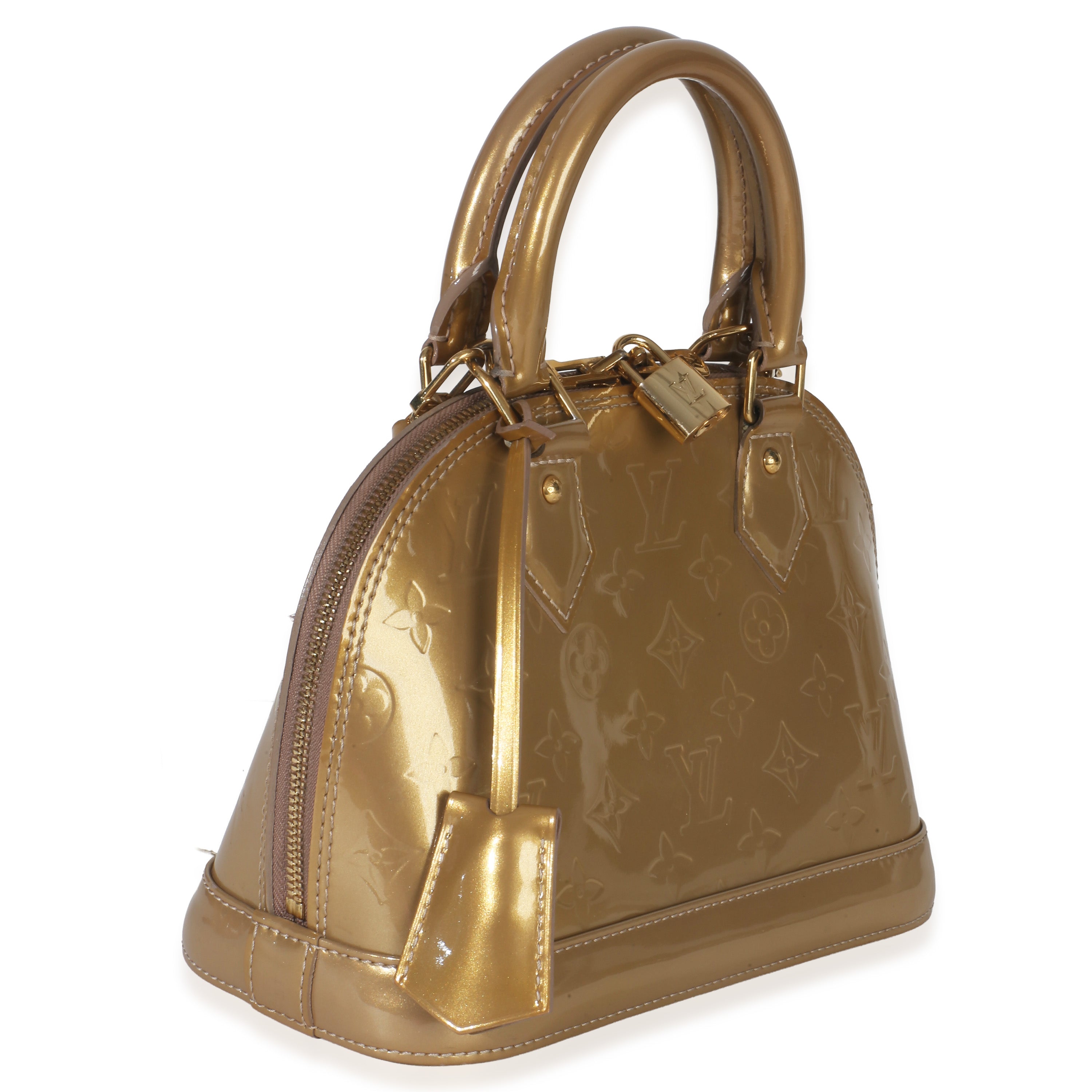 Beige Poudre Monogram Vernis Alma BB