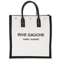 Beige Linen North South Rive Gauche Tote