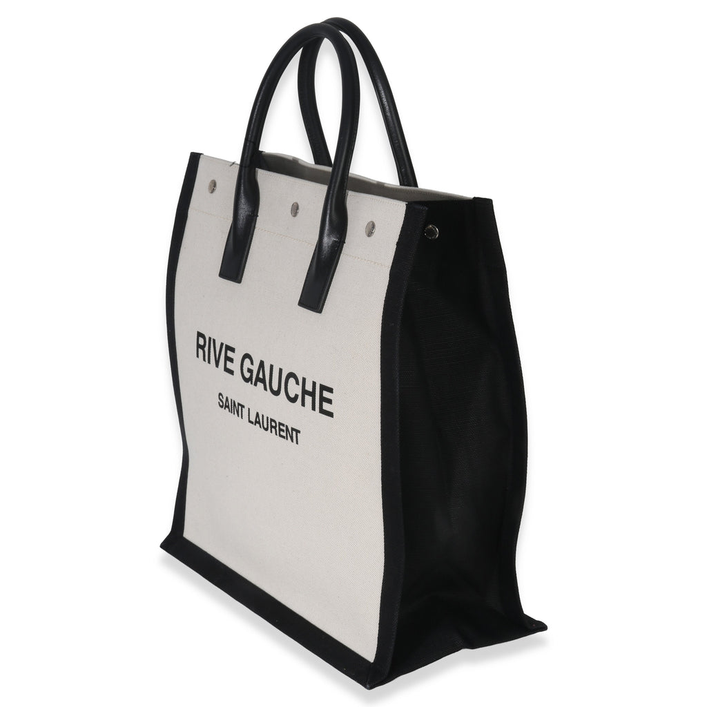 Beige Linen North South Rive Gauche Tote
