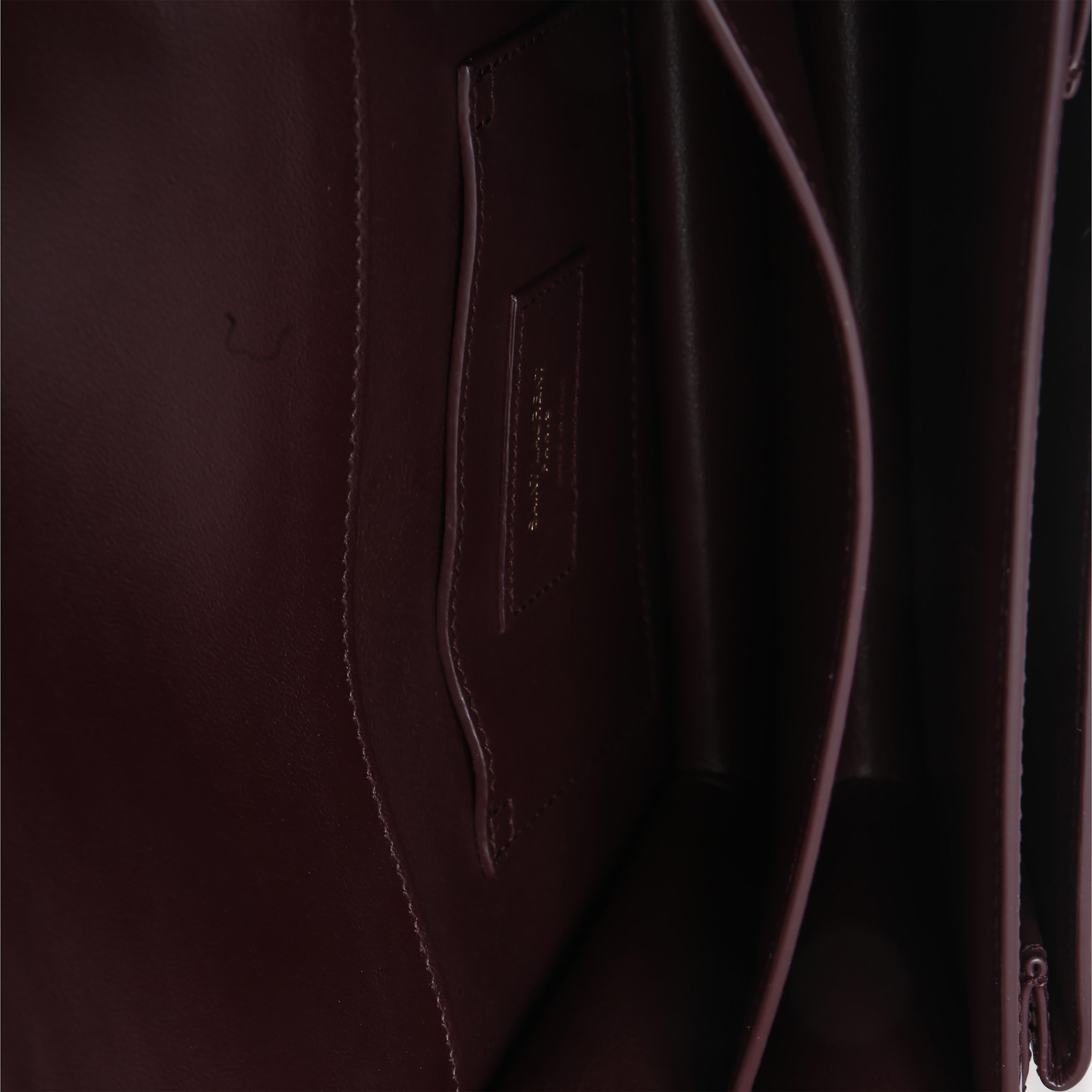 Red Wine Patent Monogram Small Sunset Bag