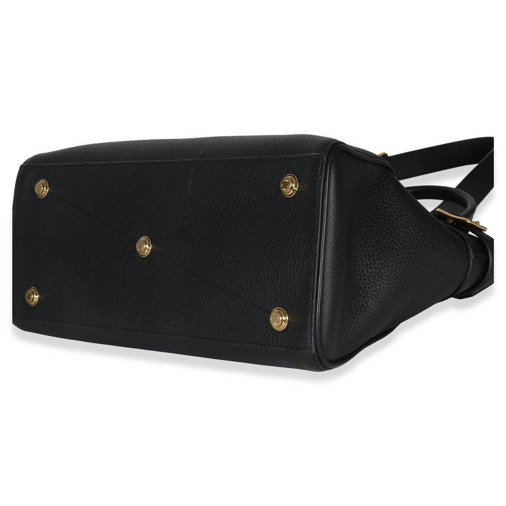 Black Grained Calfskin Monogram Vendome MM