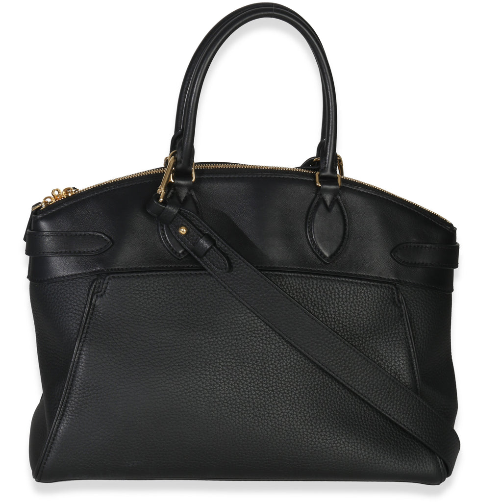 Black Grained Calfskin Monogram Vendome MM
