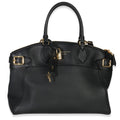 Black Grained Calfskin Monogram Vendome MM