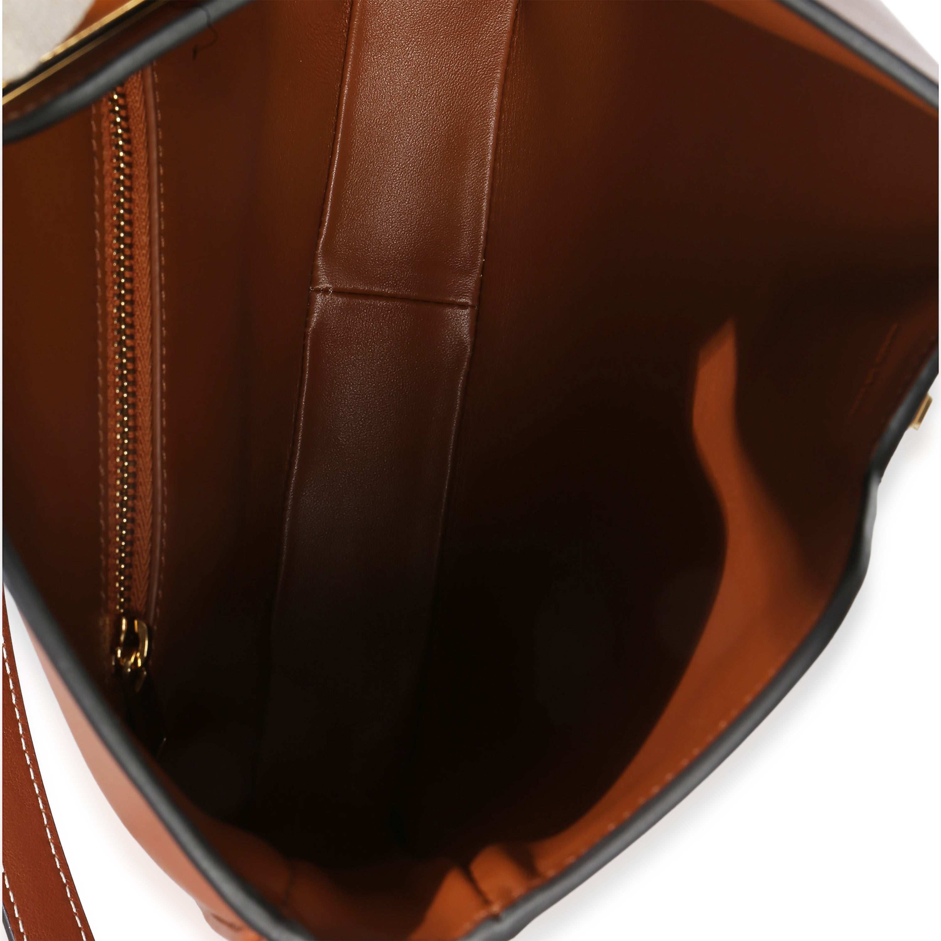 Tan Smooth Calfskin Small Camille 16 Soft Shoulder Bag