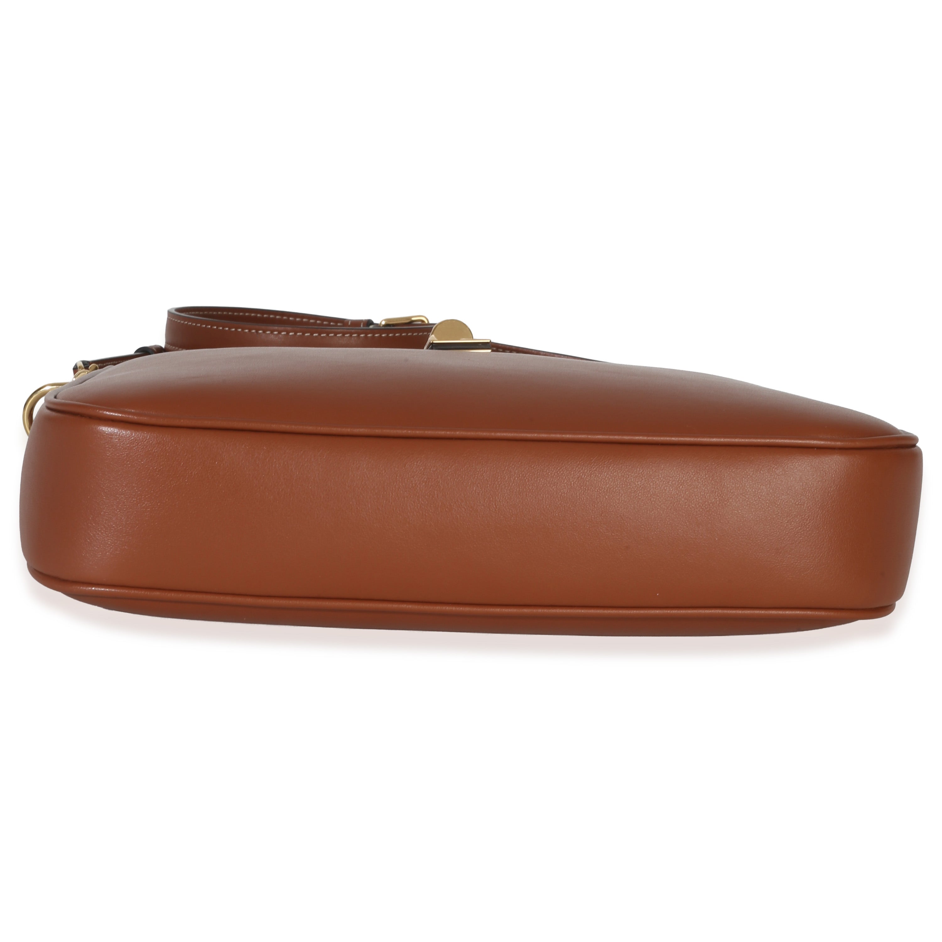 Tan Smooth Calfskin Small Camille 16 Soft Shoulder Bag
