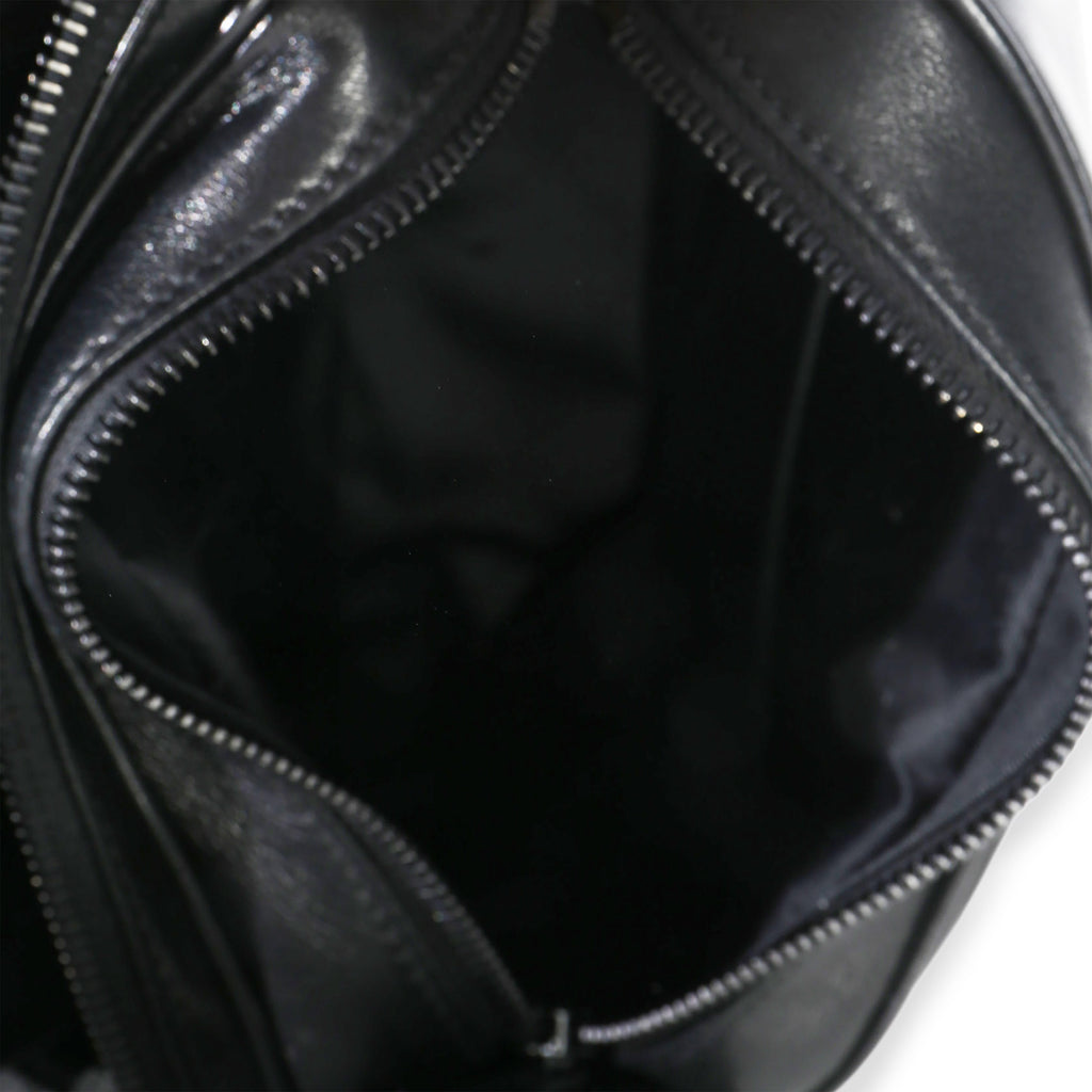 Black Lambskin Monogram Niki Cube Camera Bag