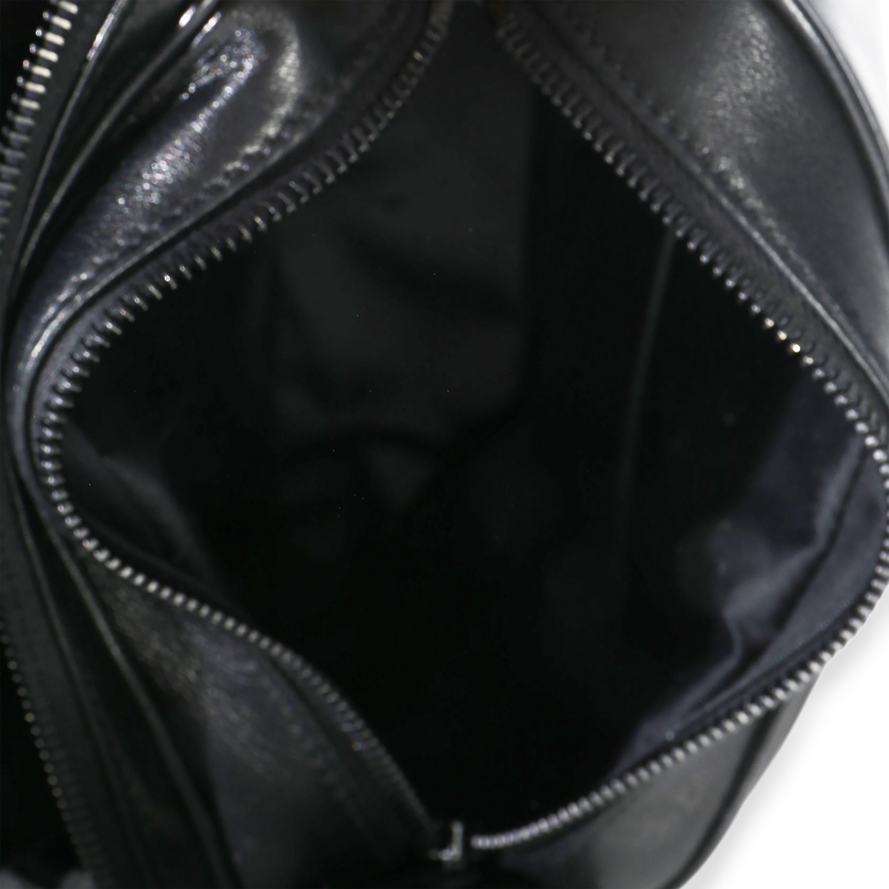 Black Lambskin Monogram Niki Cube Camera Bag