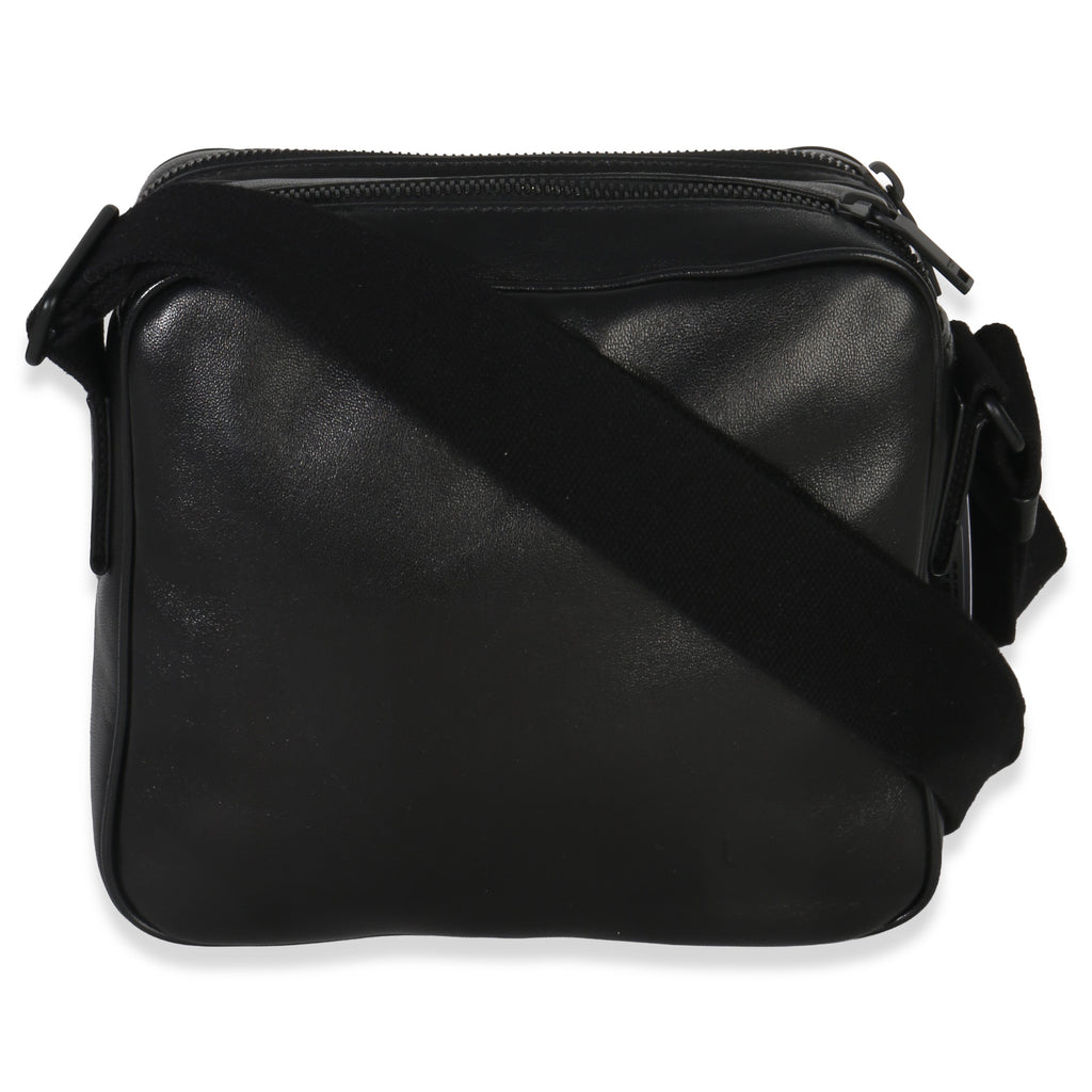 Black Lambskin Monogram Niki Cube Camera Bag