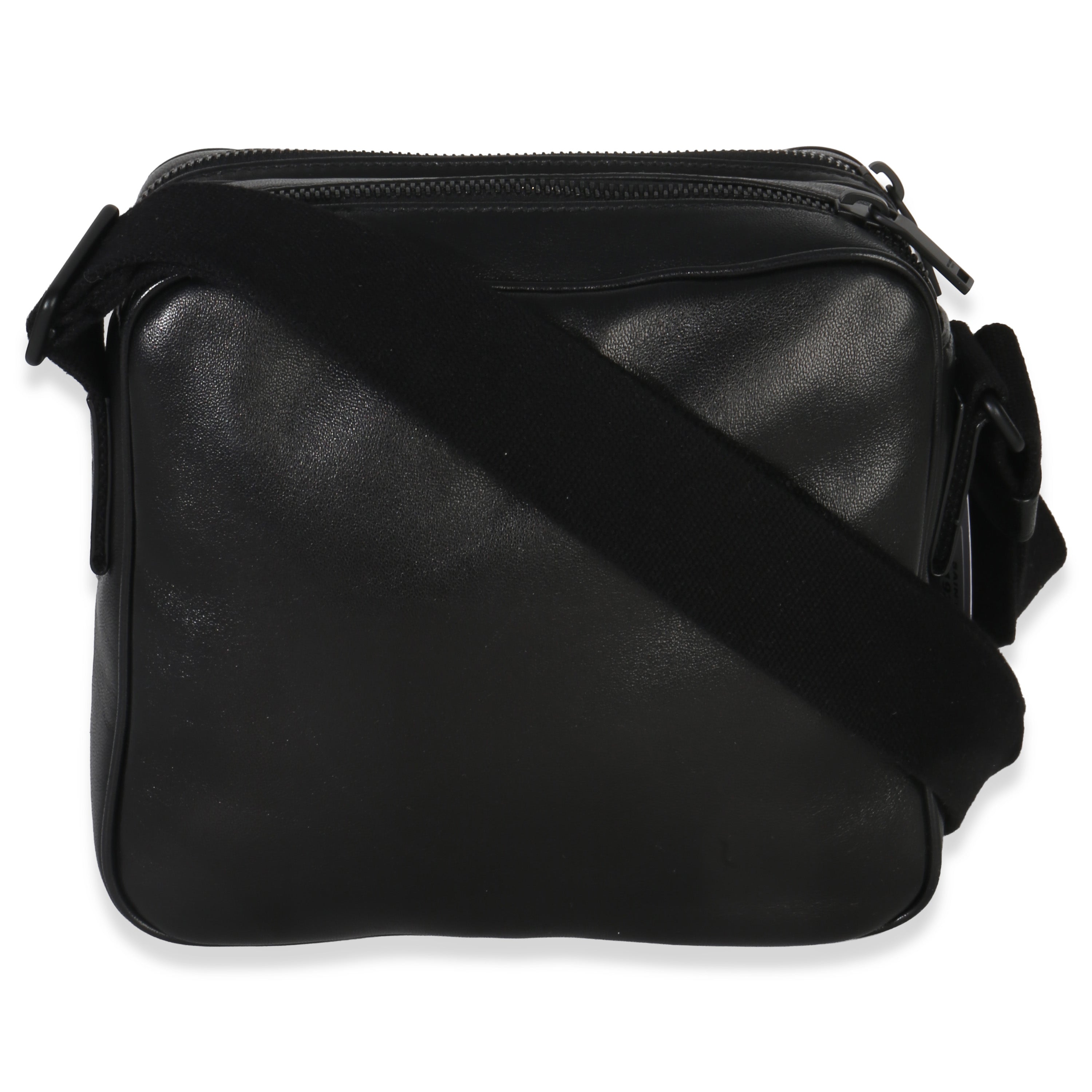 Black Lambskin Monogram Niki Cube Camera Bag