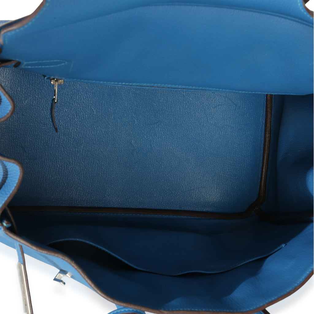 Bleu Zellige Togo Birkin 35 PHW