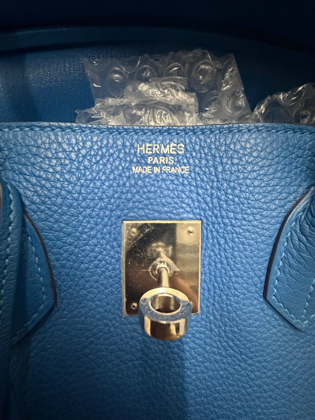 Bleu Zellige Togo Birkin 35 PHW
