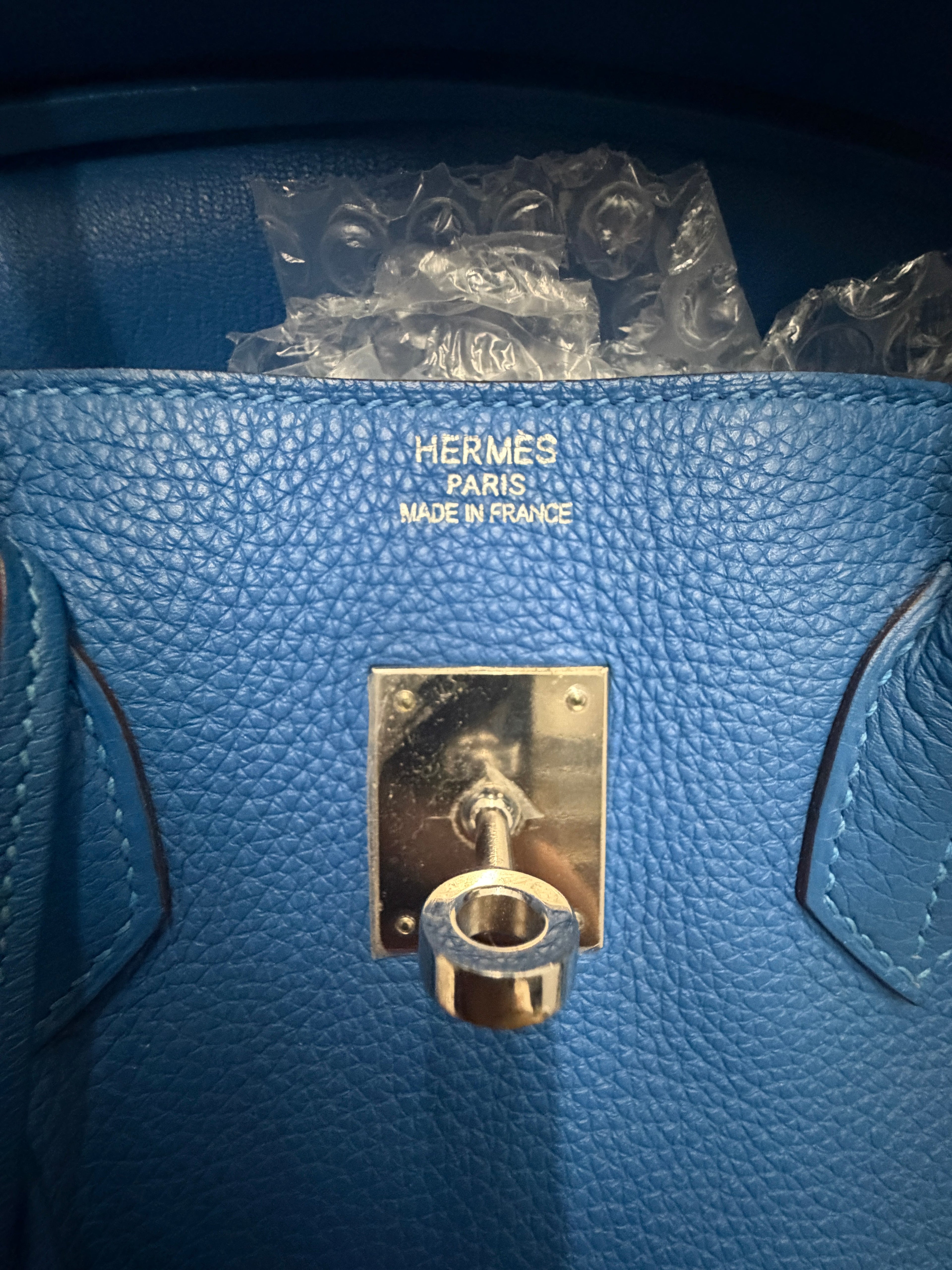 Bleu Zellige Togo Birkin 35 PHW