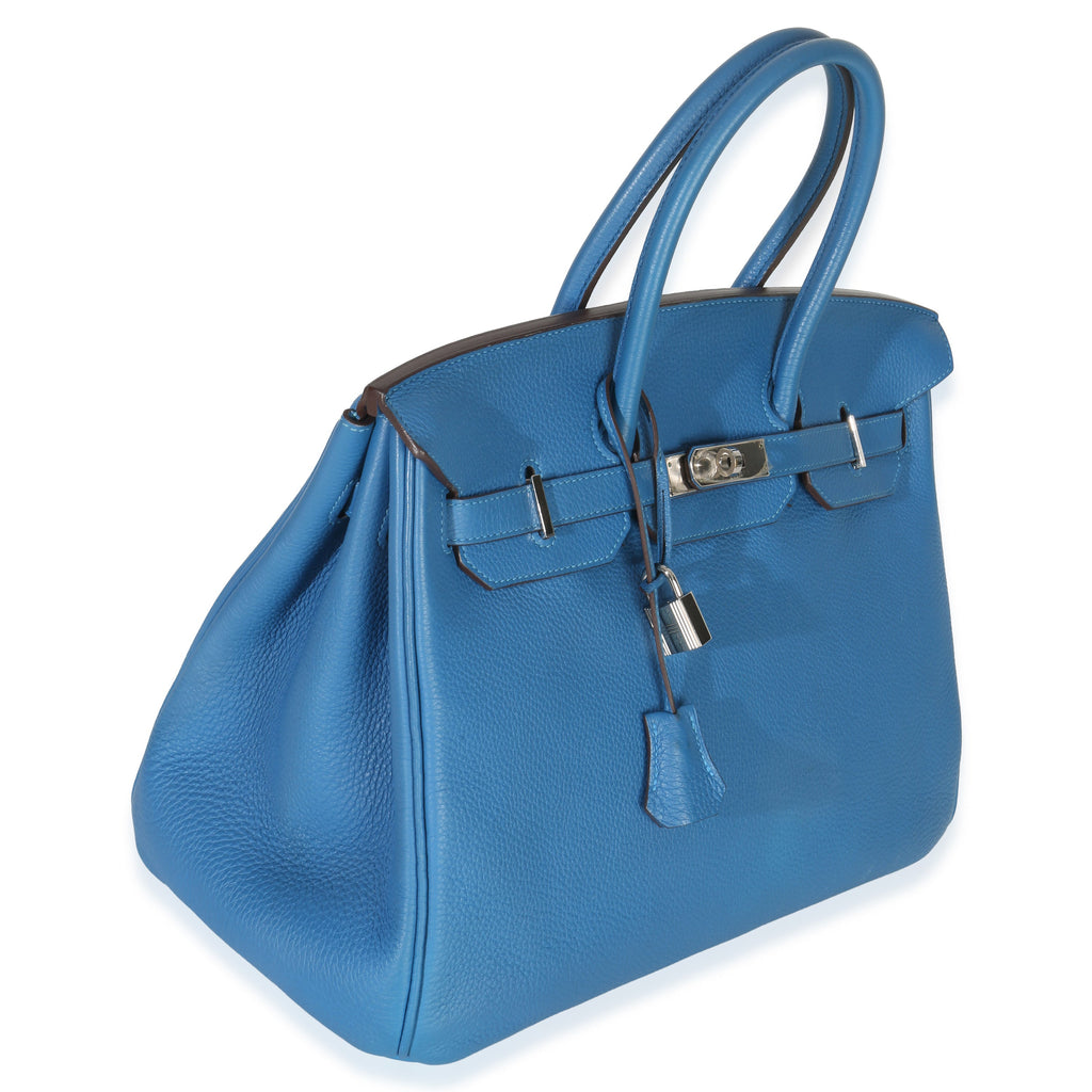 Bleu Zellige Togo Birkin 35 PHW