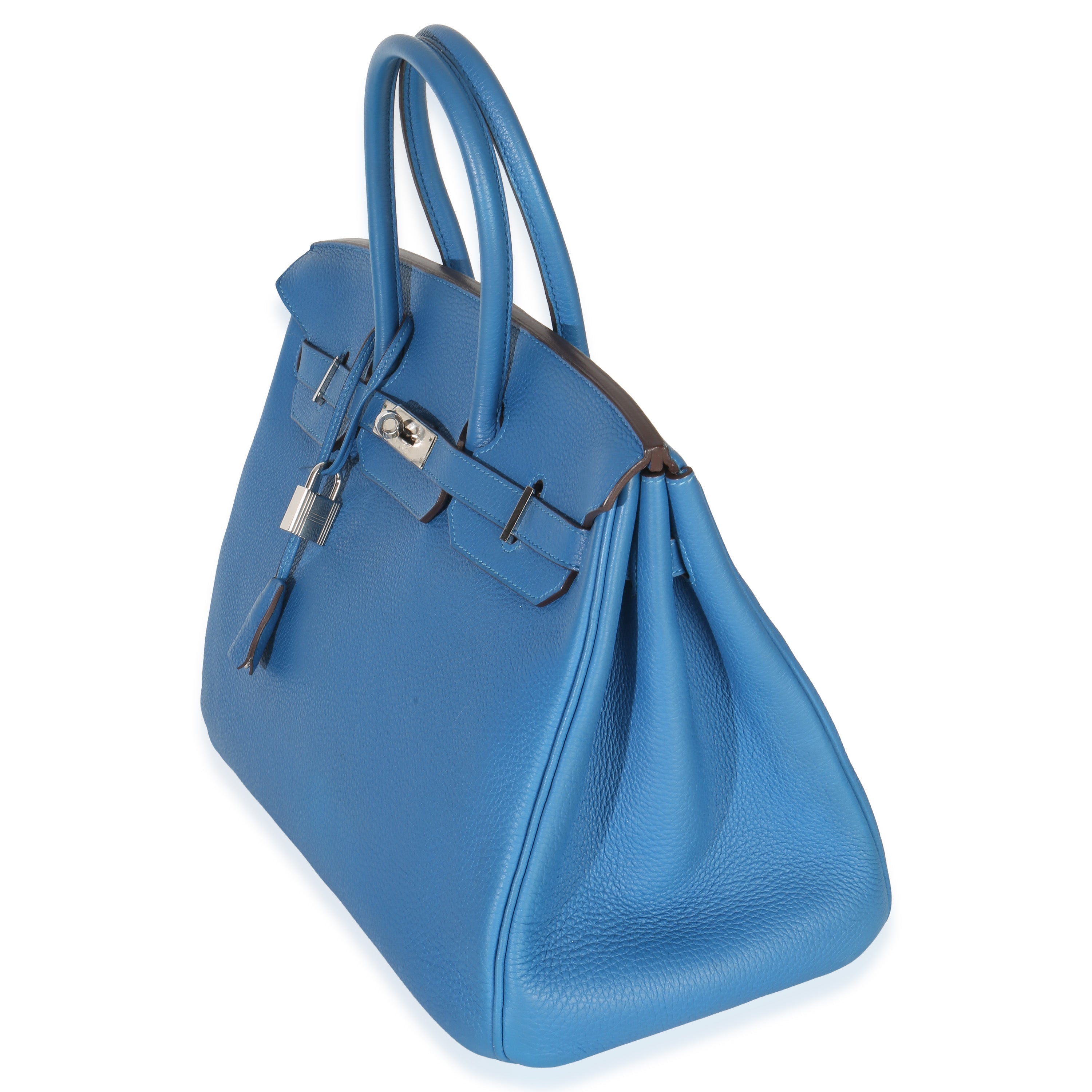 Bleu Zellige Togo Birkin 35 PHW