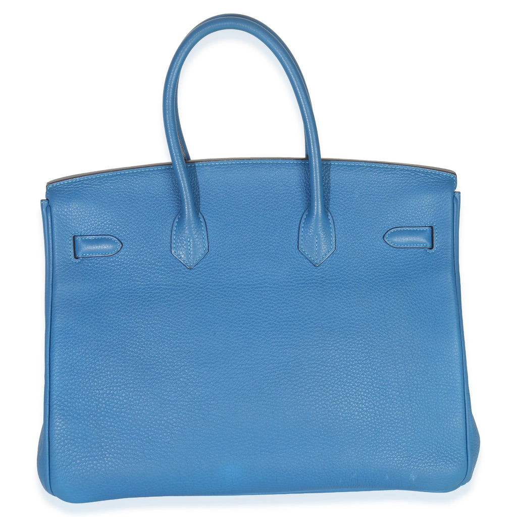 Bleu Zellige Togo Birkin 35 PHW