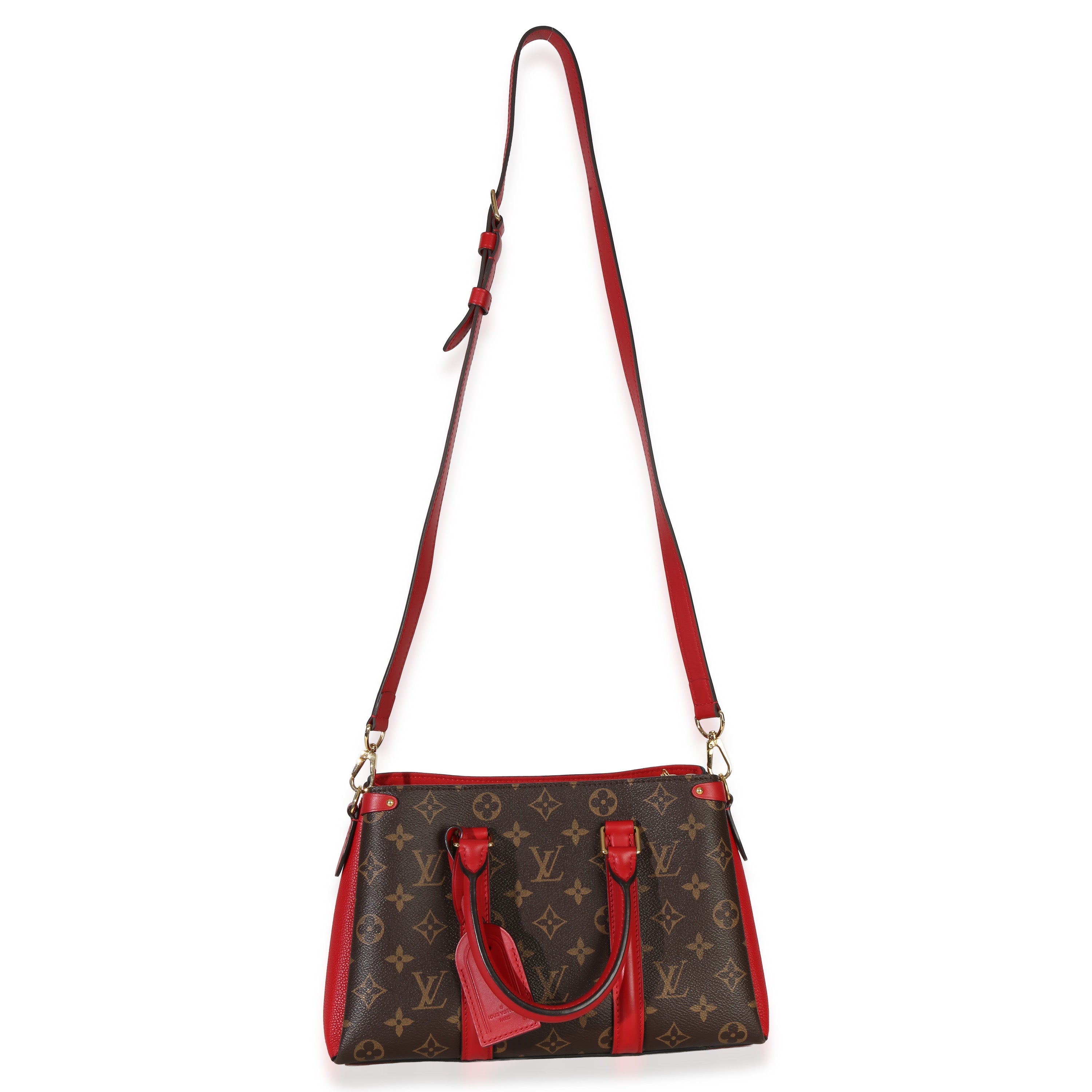 Cherry Monogram Canvas Soufflot BB