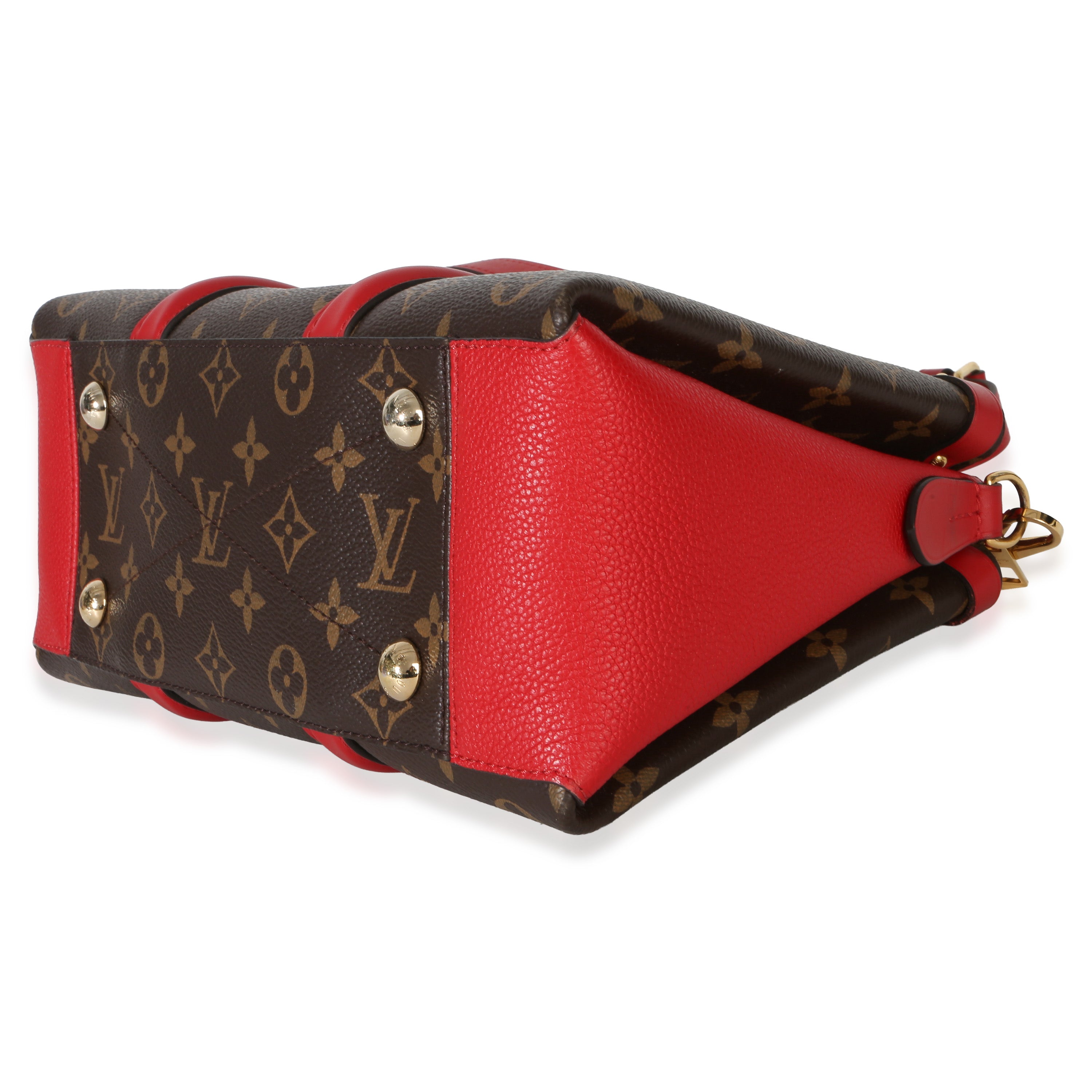 Cherry Monogram Canvas Soufflot BB