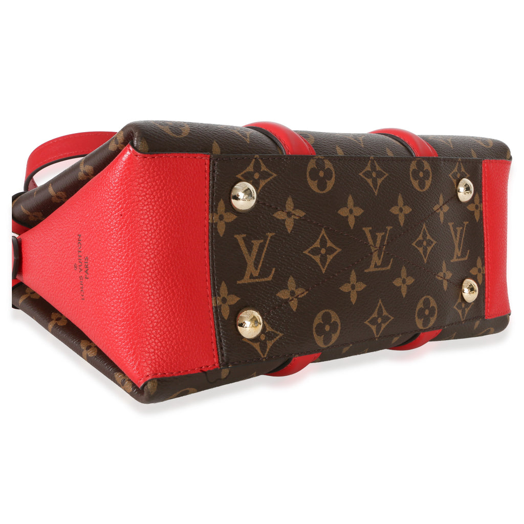 Cherry Monogram Canvas Soufflot BB