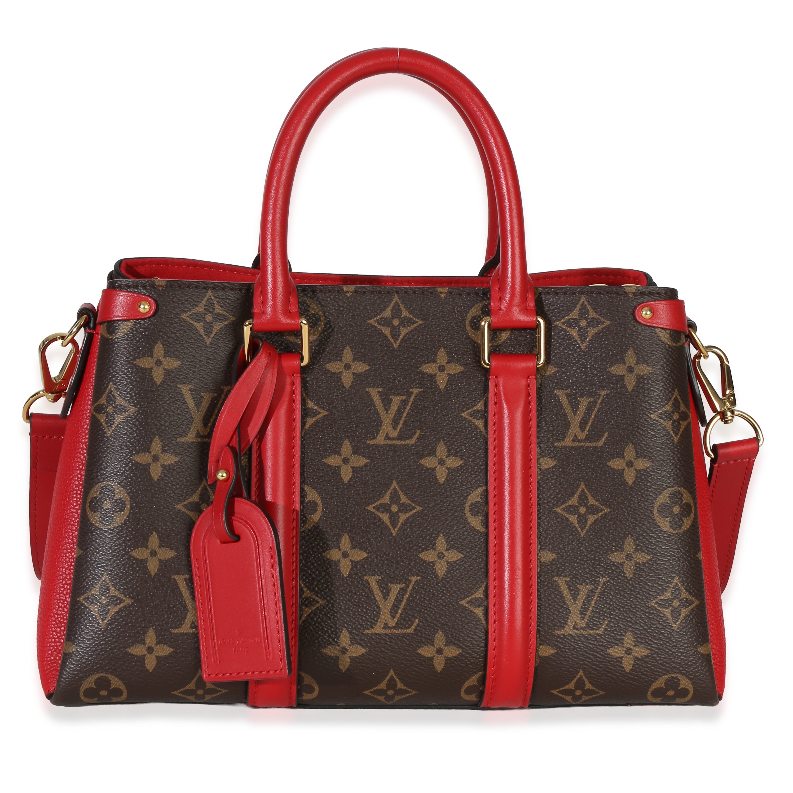 Cherry Monogram Canvas Soufflot BB