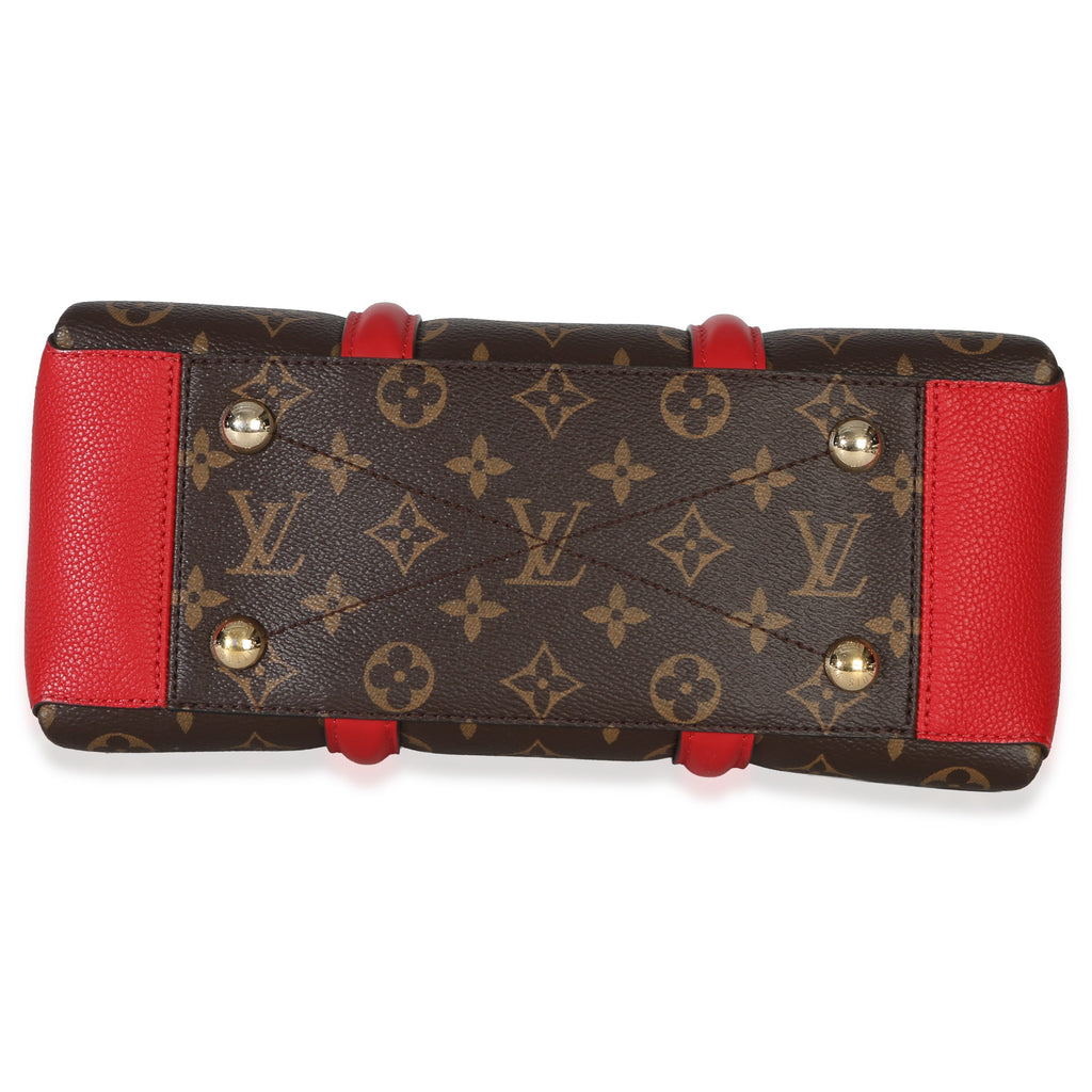 Cherry Monogram Canvas Soufflot BB