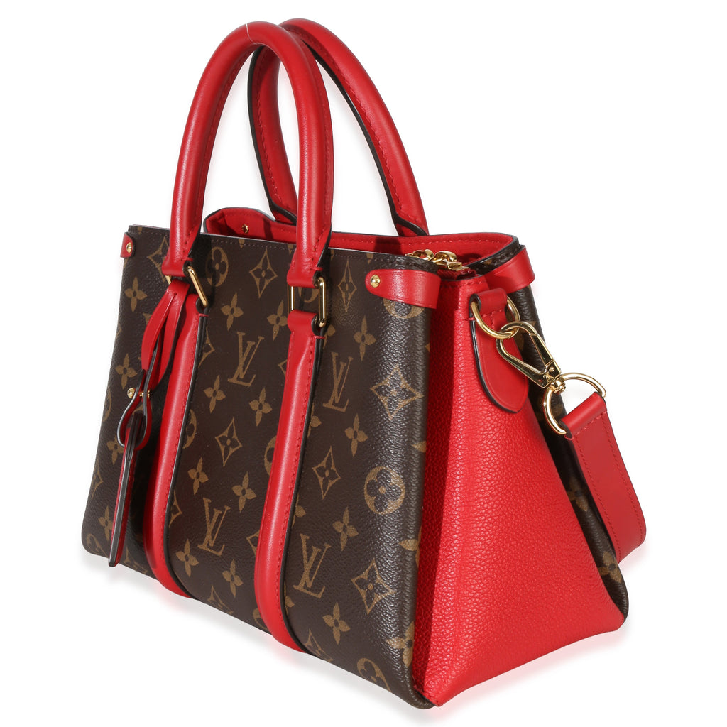 Cherry Monogram Canvas Soufflot BB