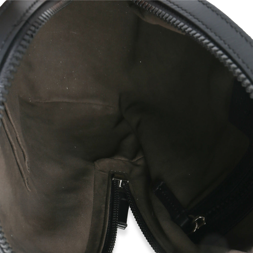 Black Beige GG Supreme Canvas Eden Small Backpack
